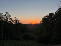 Sunset from the deck