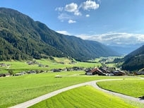 Vista della vallata dal terrazzo