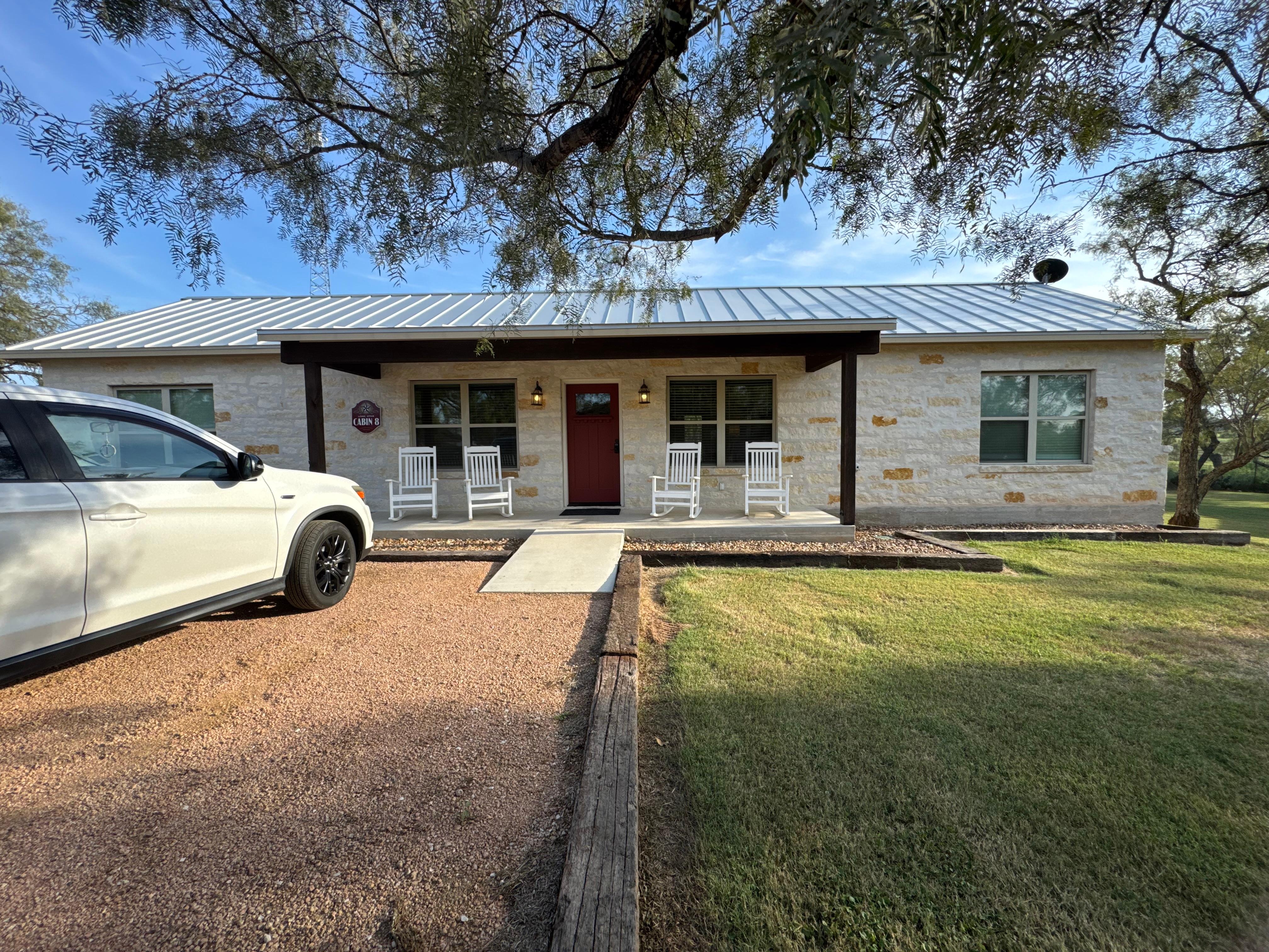 Front of Cabin #8….. our home for the weekend