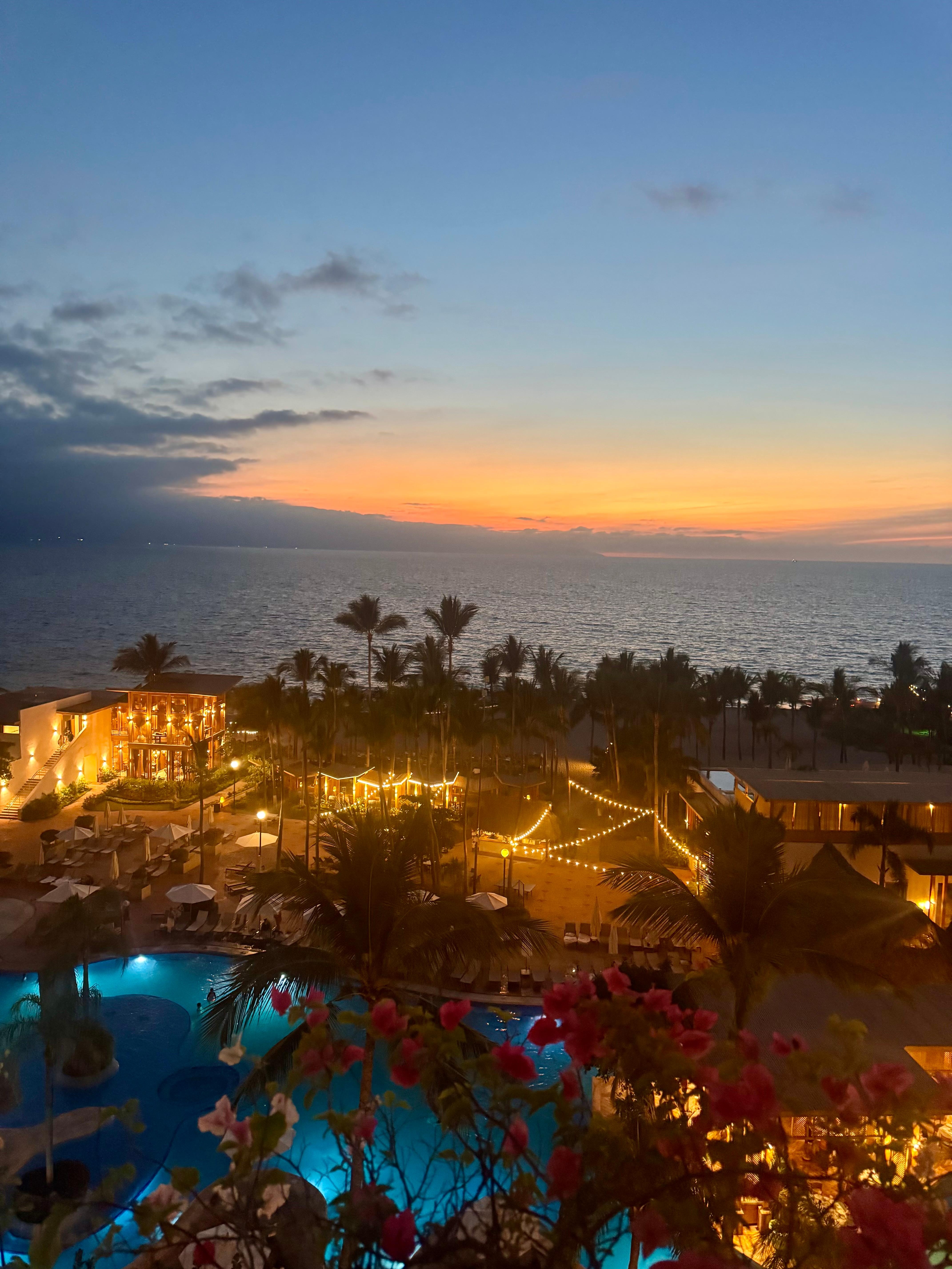 That was a view from our room.