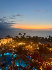 That was a view from our room.