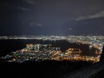 Night view from Hakodate mountain is fantastic