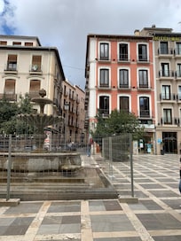 Hotel front on plaza nueva
