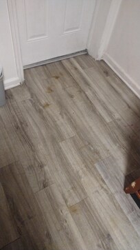 The entrance to the room