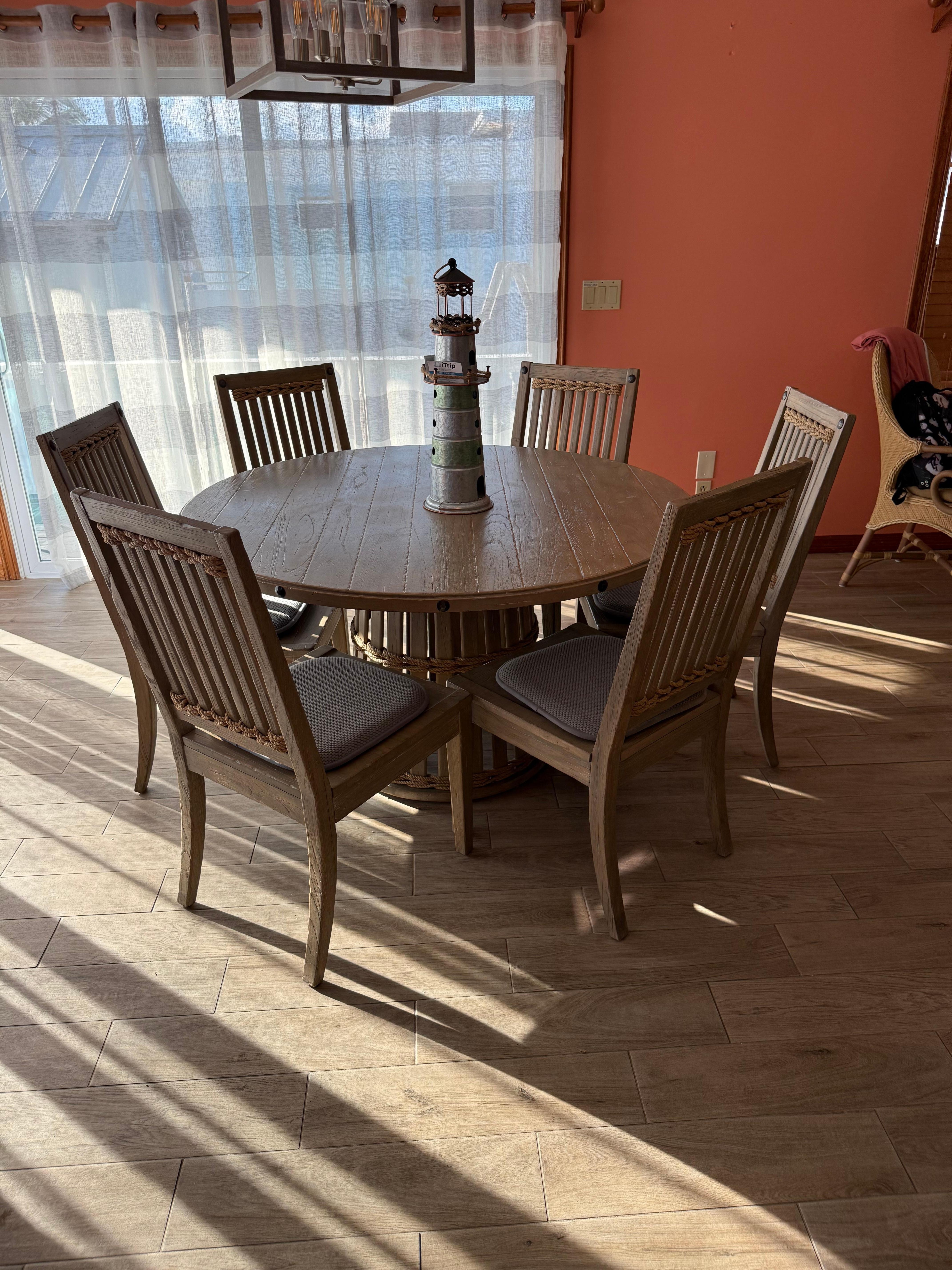 Large dining table