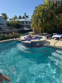 Lots of time spent enjoying the pool