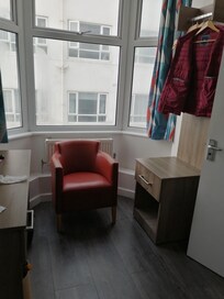 Plenty of shelfing and sufficient drawers but not sure if hanging space adequate for full length items e.g. dresses