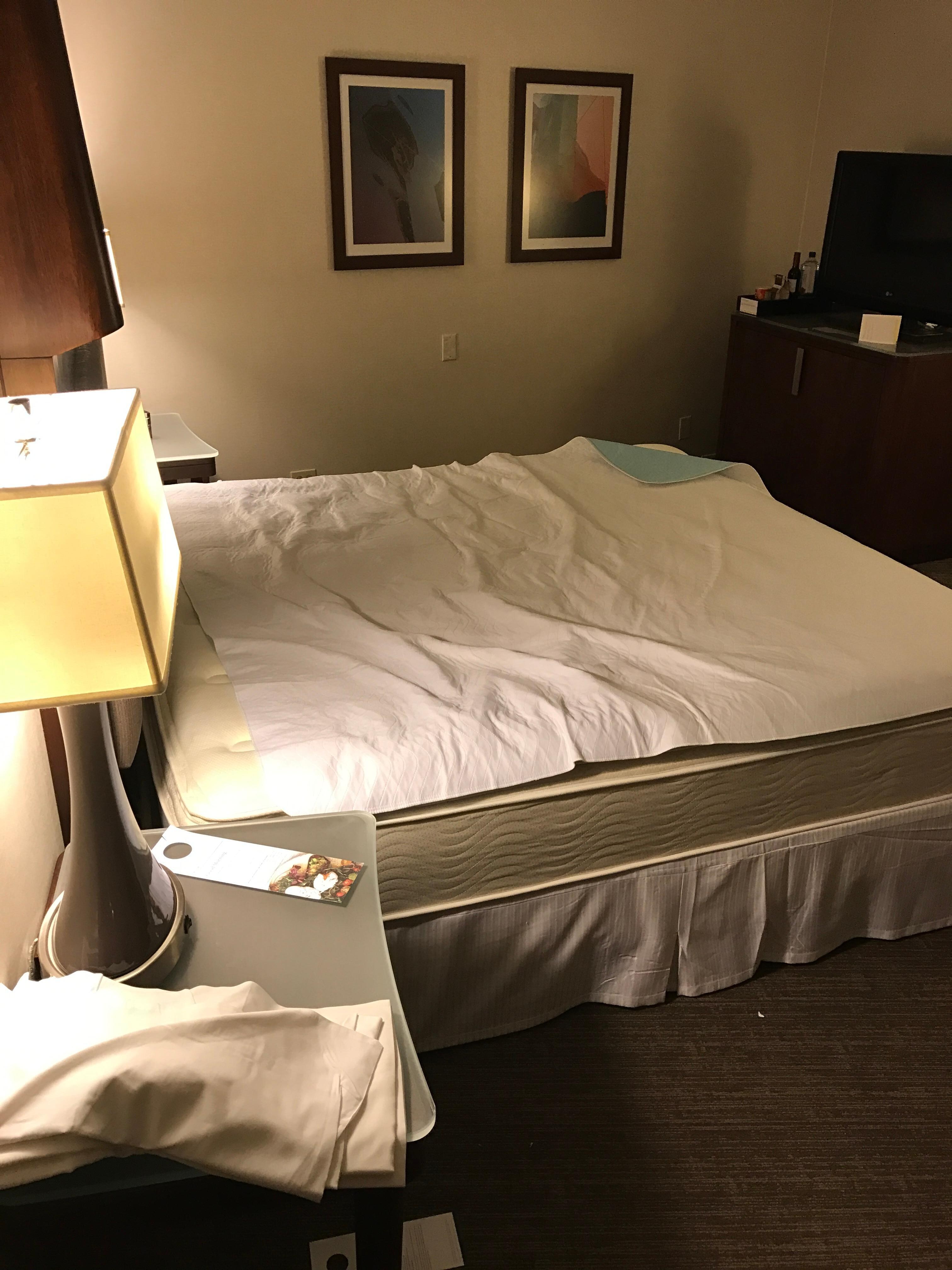 Room blocked upon arrival.