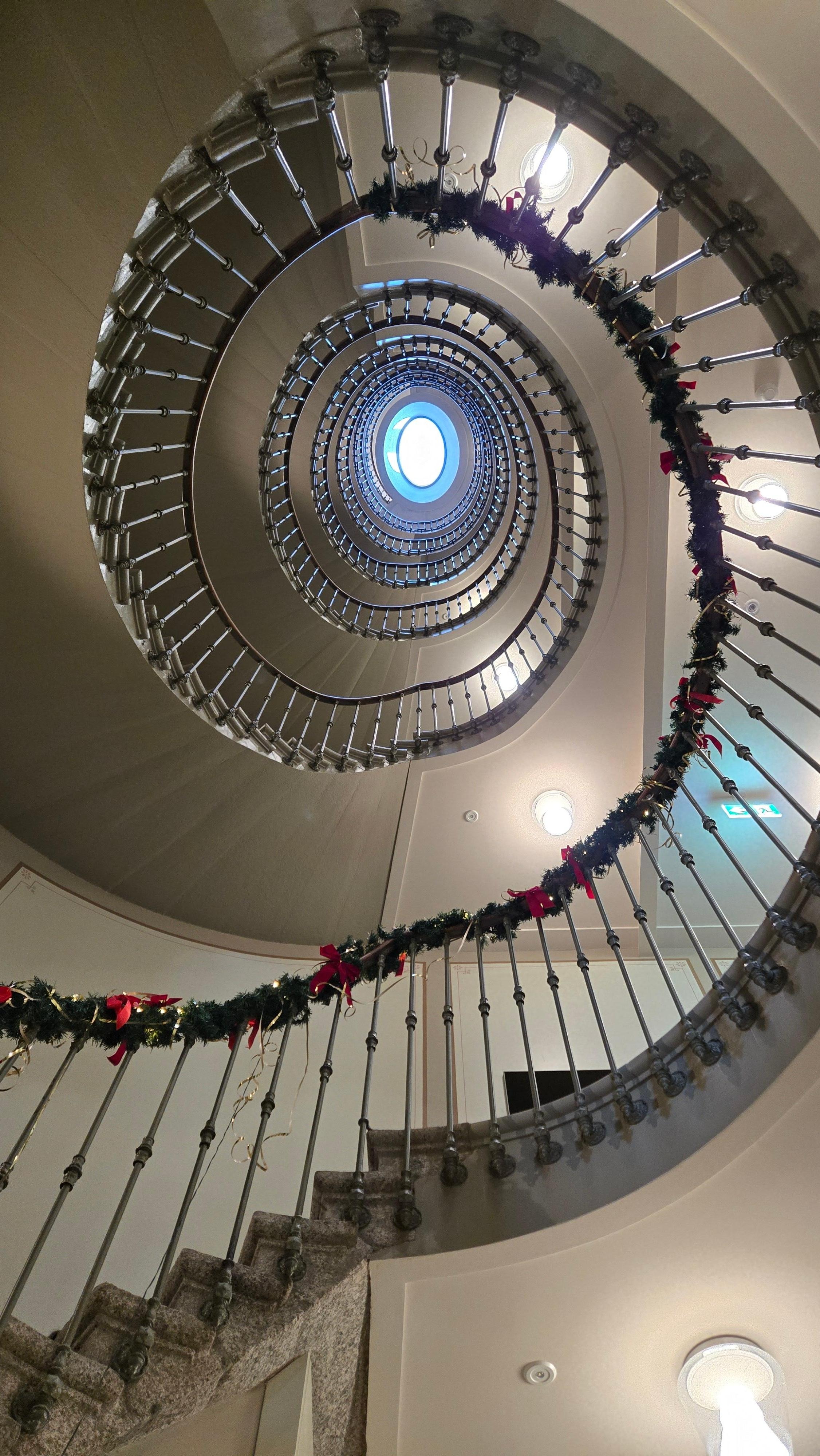 Stairs (but there's an elevator!)