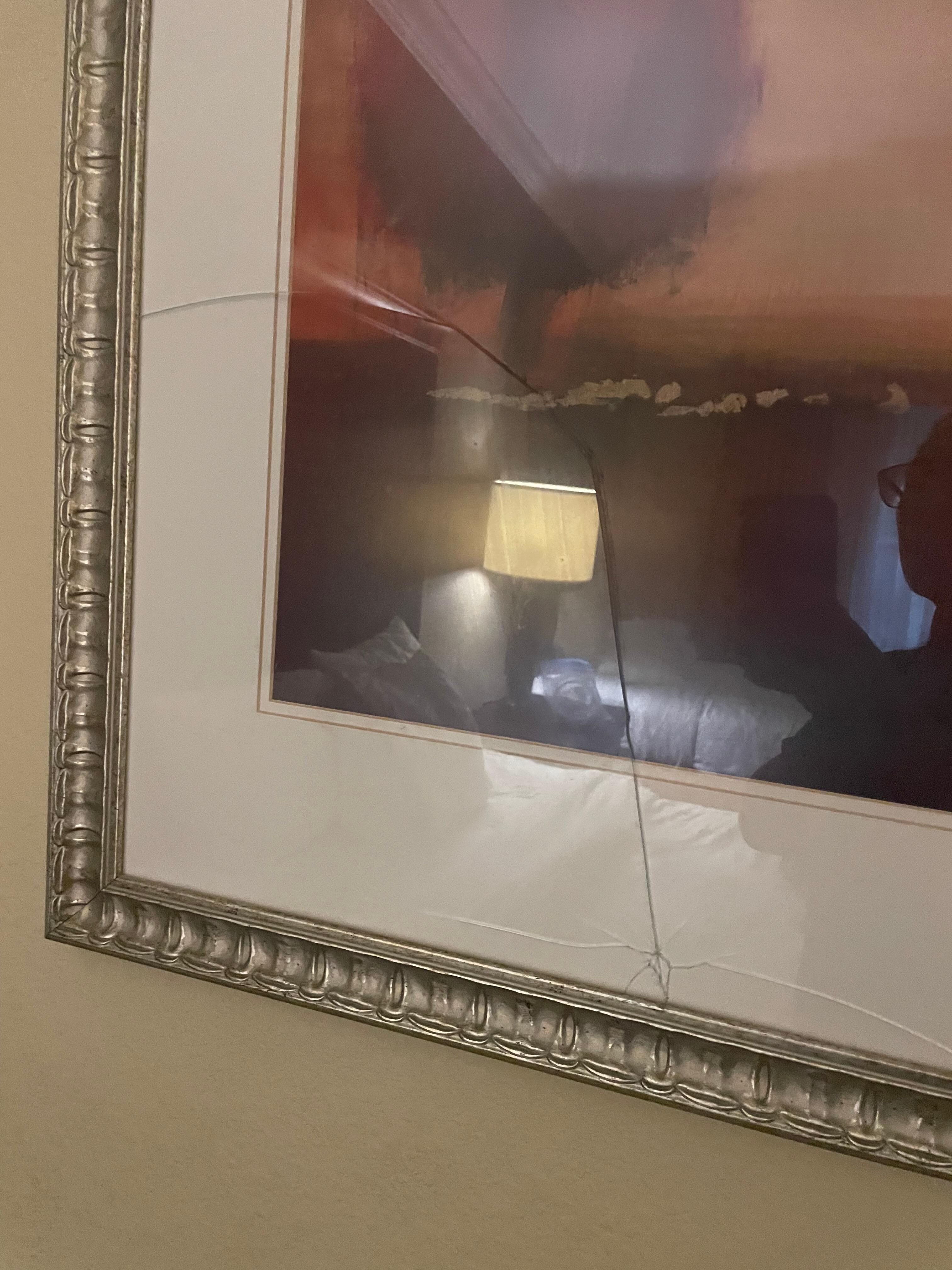 Broken wall art