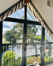 View from bedroom upstairs