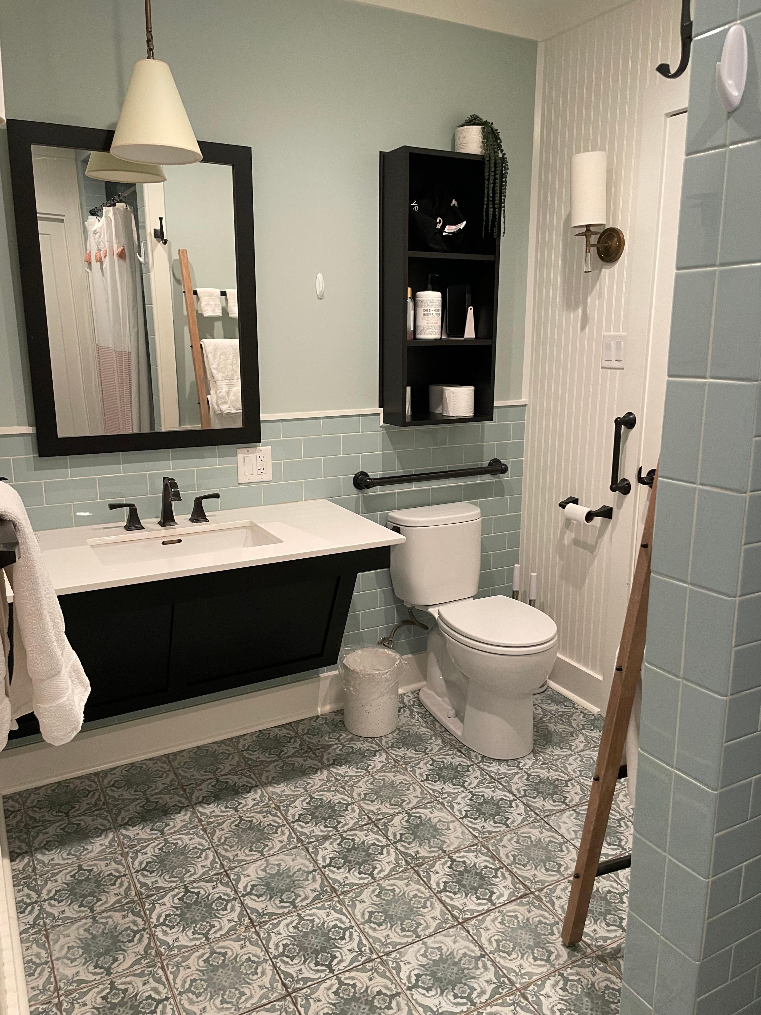 Heated floors in the bathroom was a luxury I didn’t know I needed!