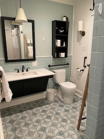 Heated floors in the bathroom was a luxury I didn’t know I needed!