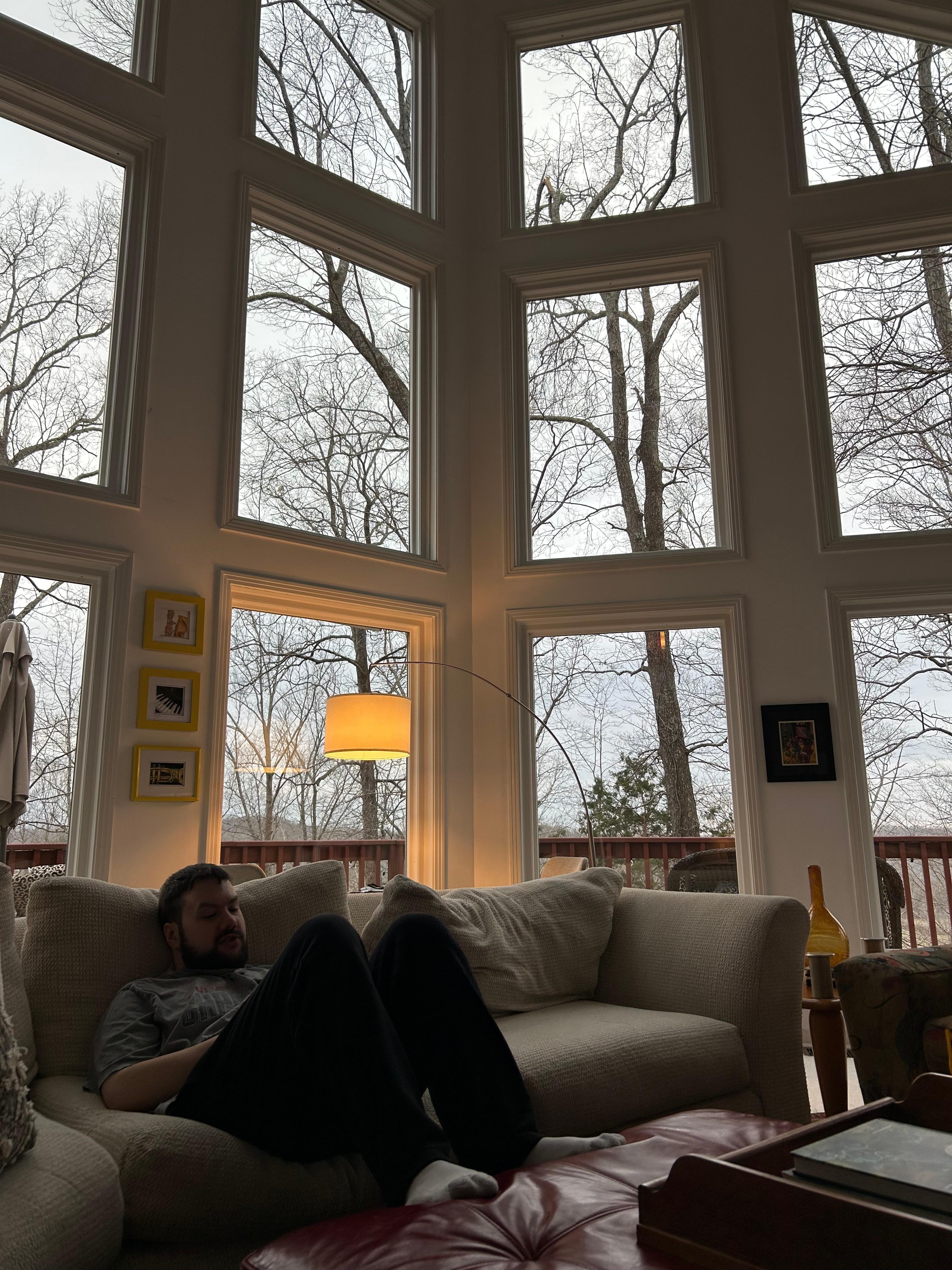 Lots of natural light…..