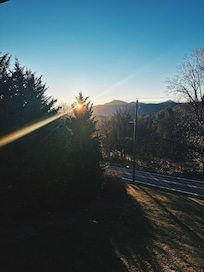 View from the front balcony in the morning!