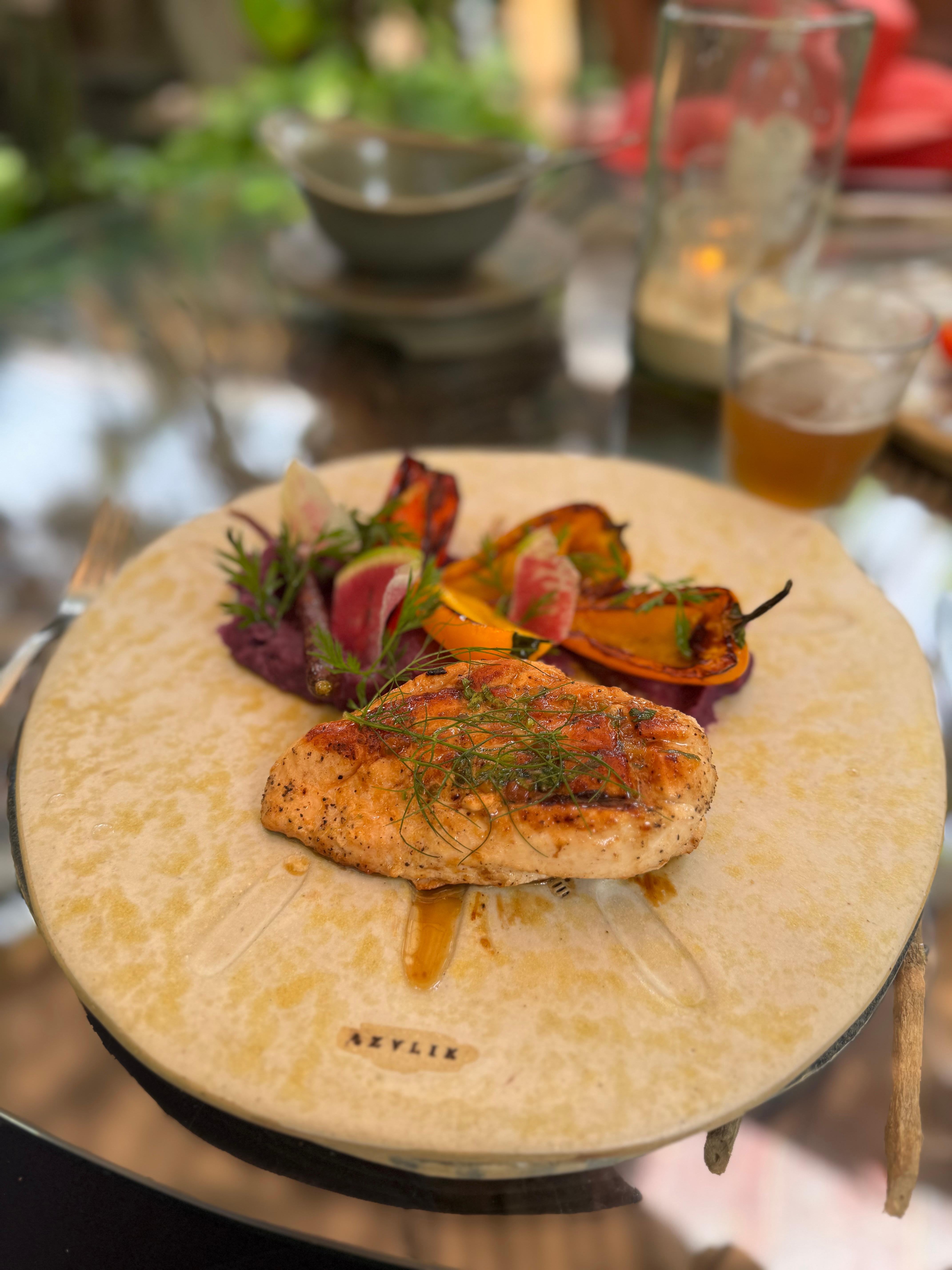 The food was delicious; but they also lack a lot of items from the menu 