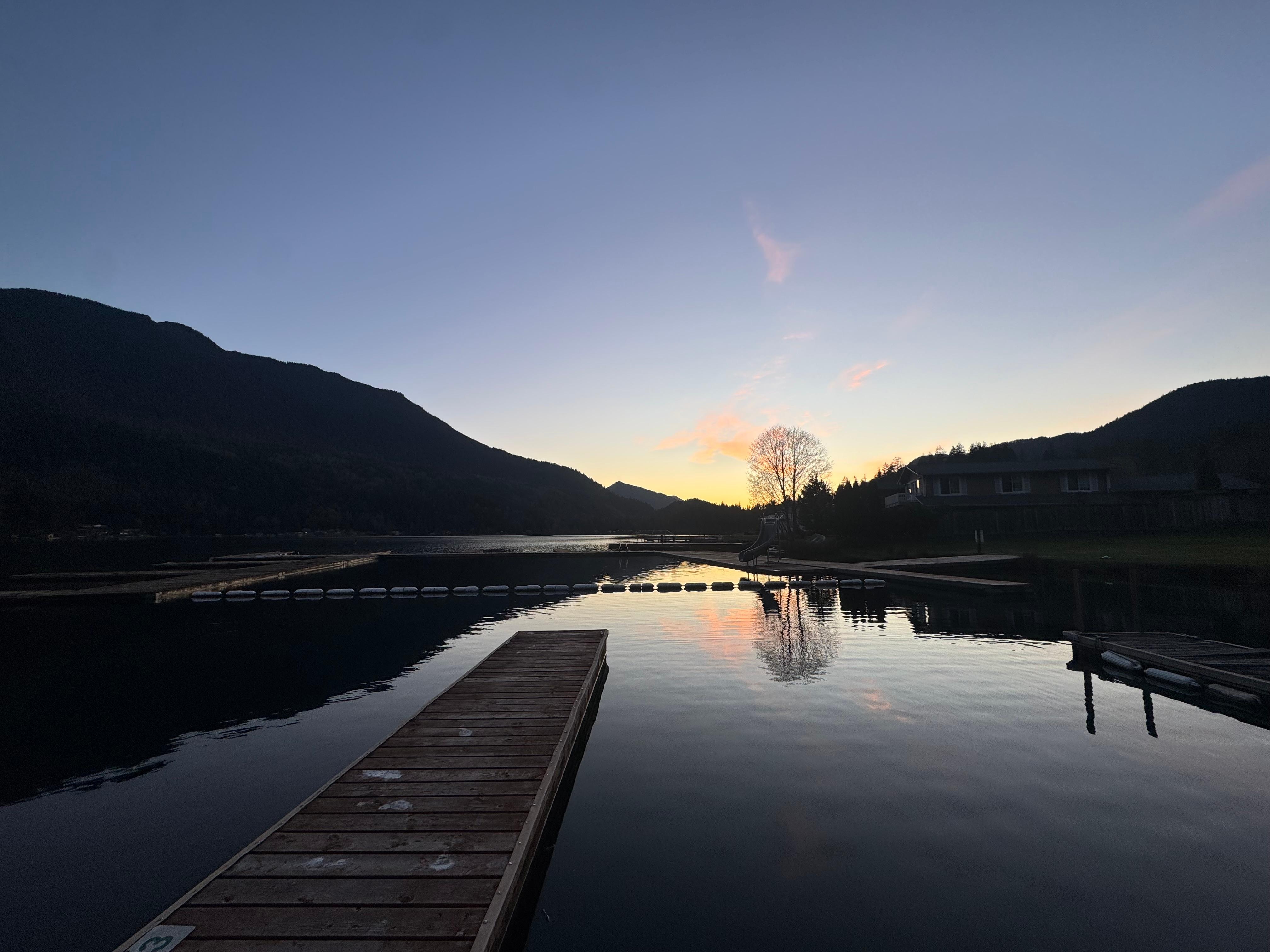 Sunset at Lake Sutherland