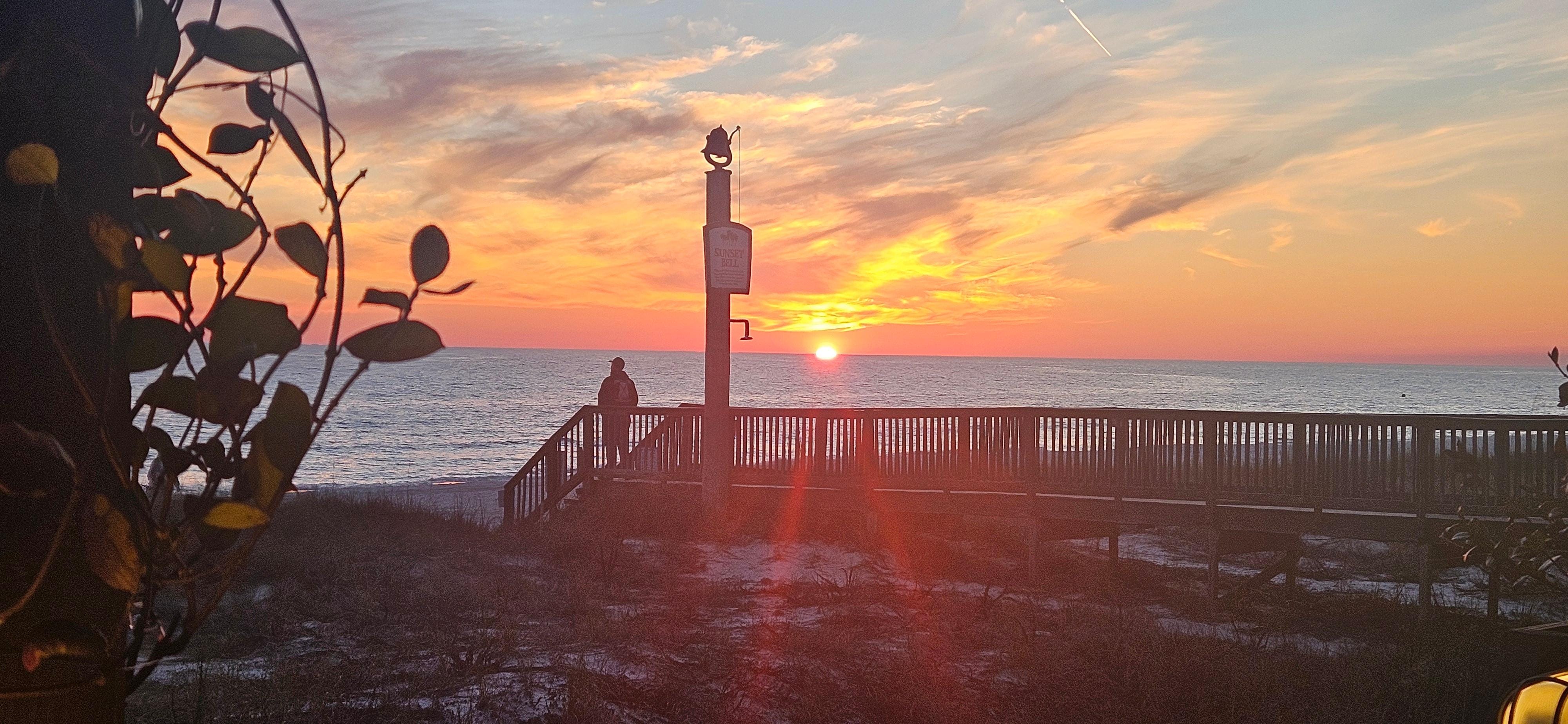 The sunsets are beautiful!