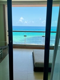 Vista da sacada do quarto