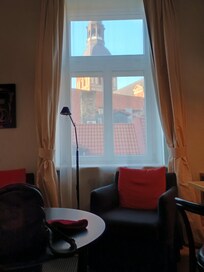 Blick aus dem Zimmer auf den Dom