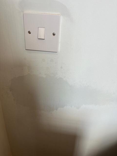 Suspect stains on all the walls