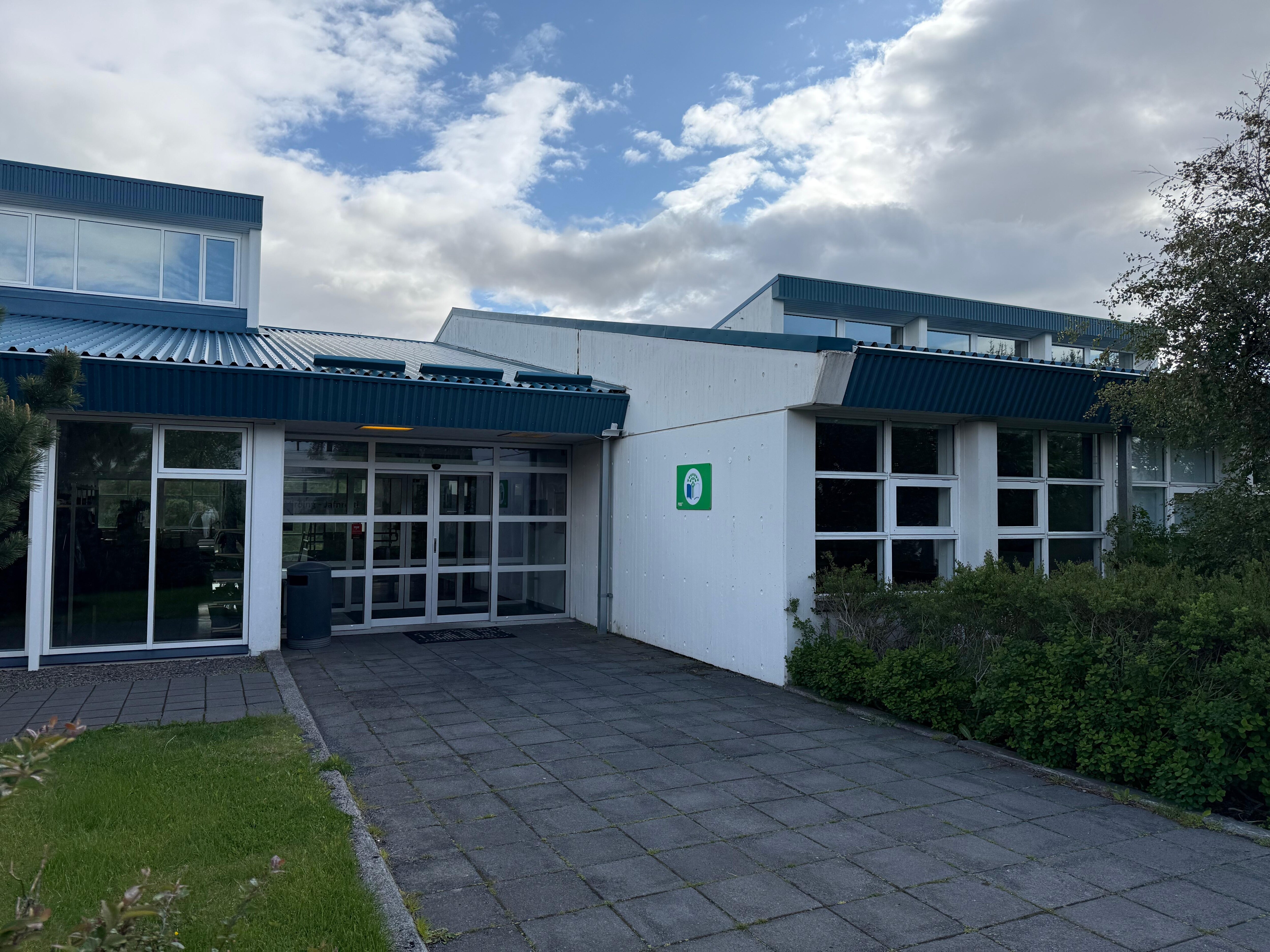 Front of building