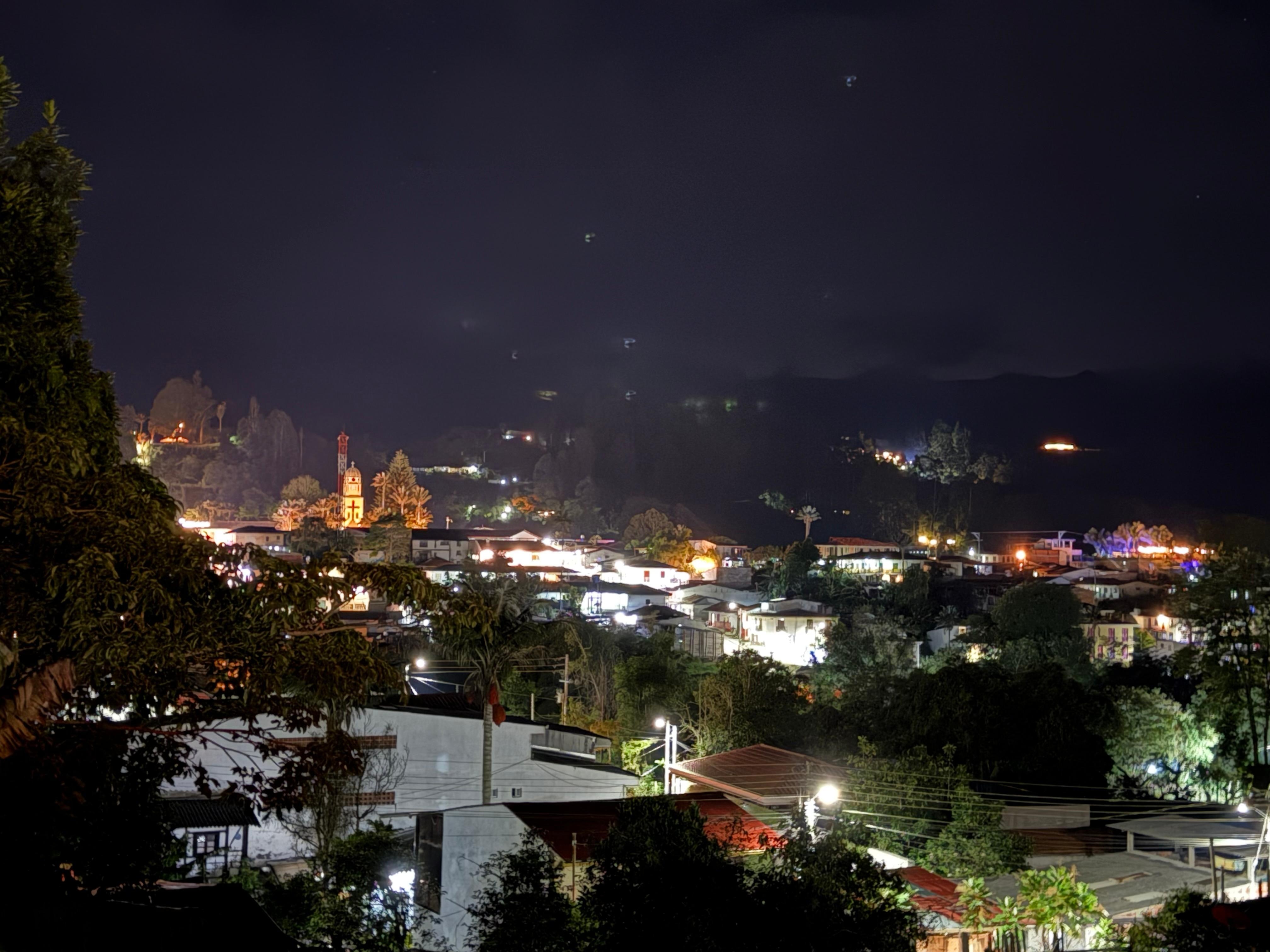Beautiful view at night.