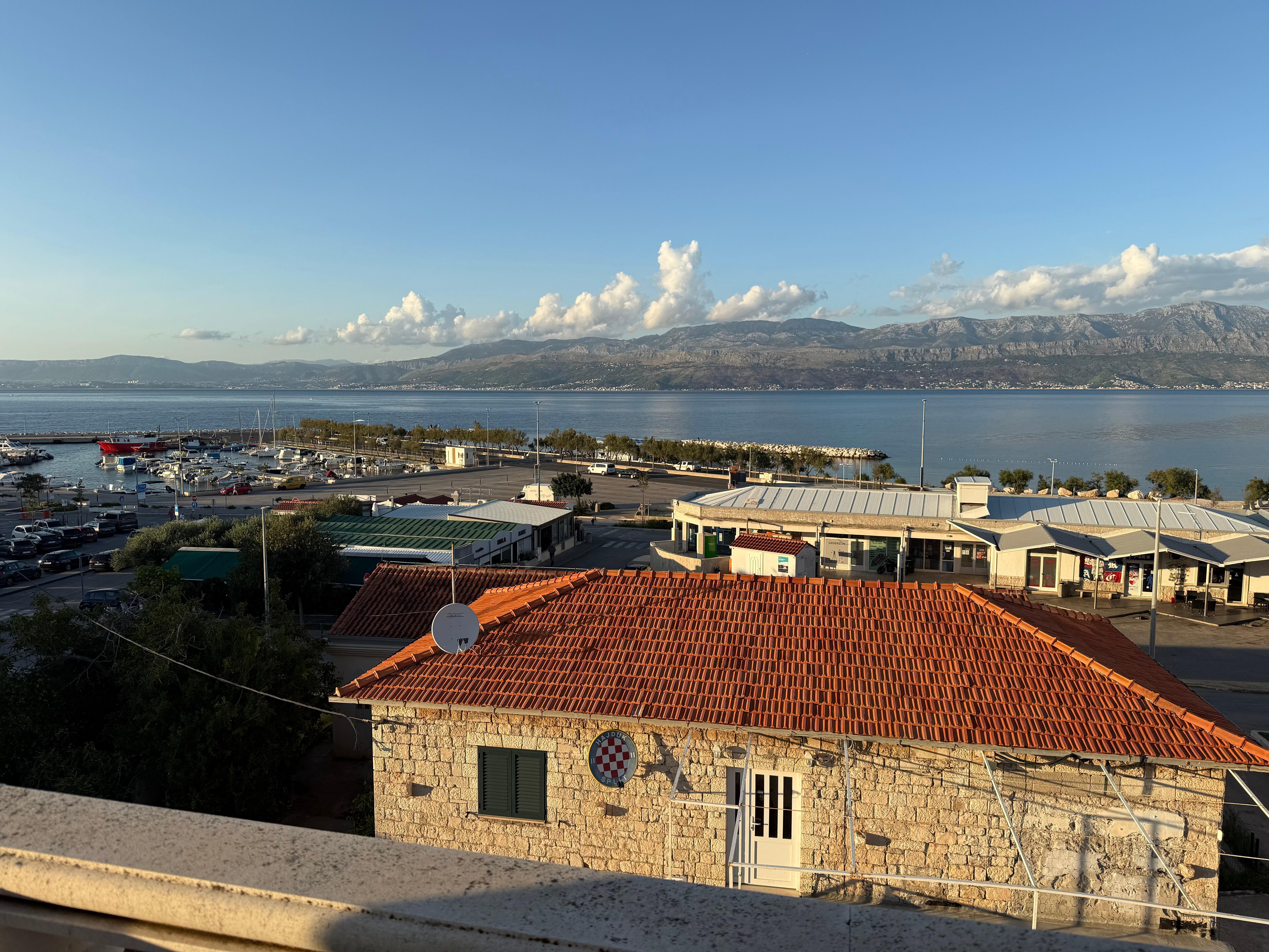 Utsikt fra balkongen