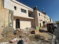 Inside and outside constructions cause everything is covered with unbearable dust