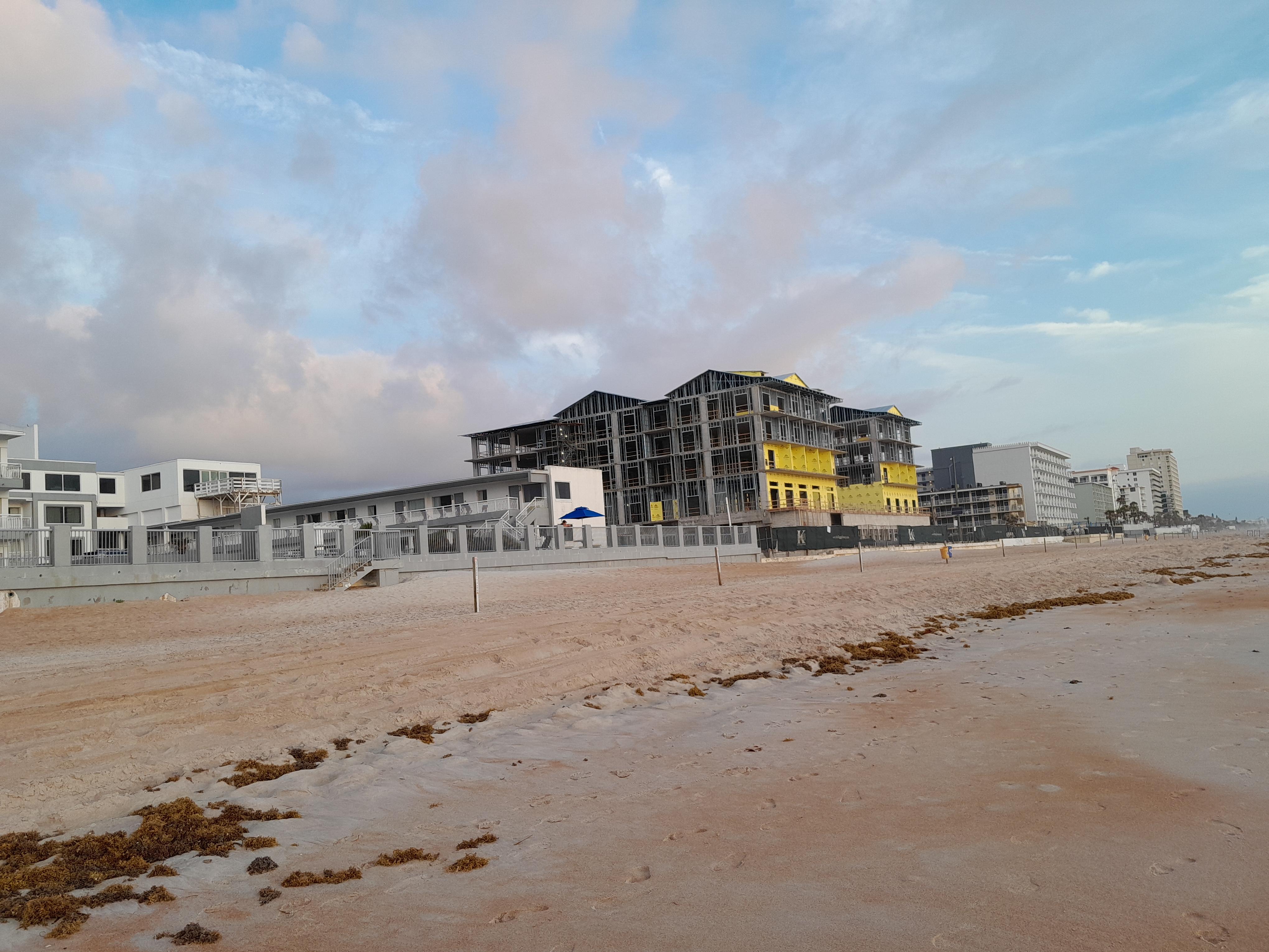 Motels being renovated next to ours