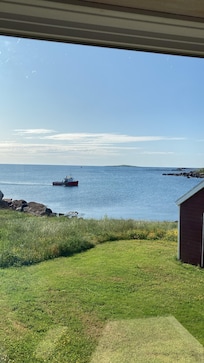 Morning during the lobster season as seen from the living room.