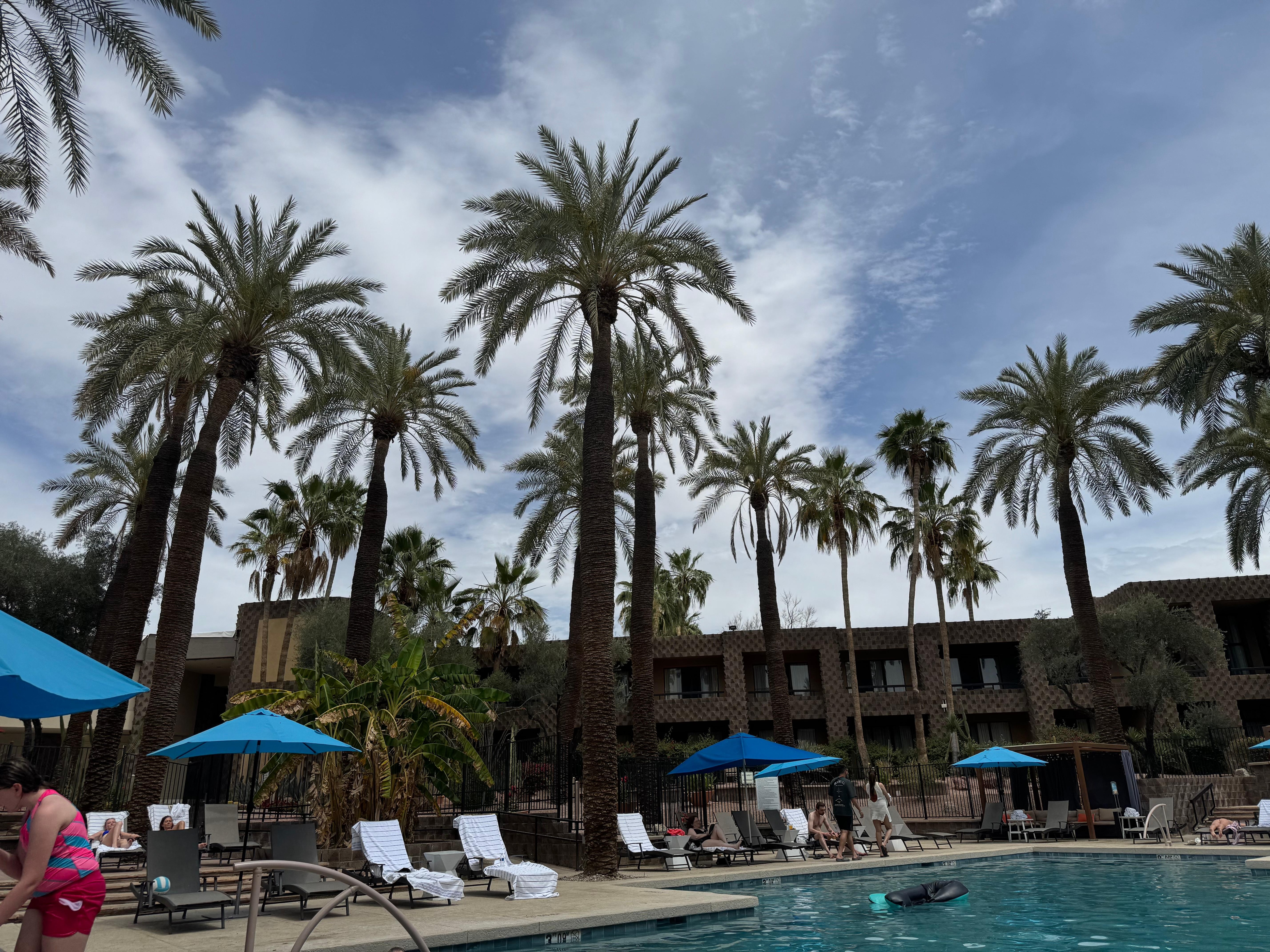Pretty pool area. 