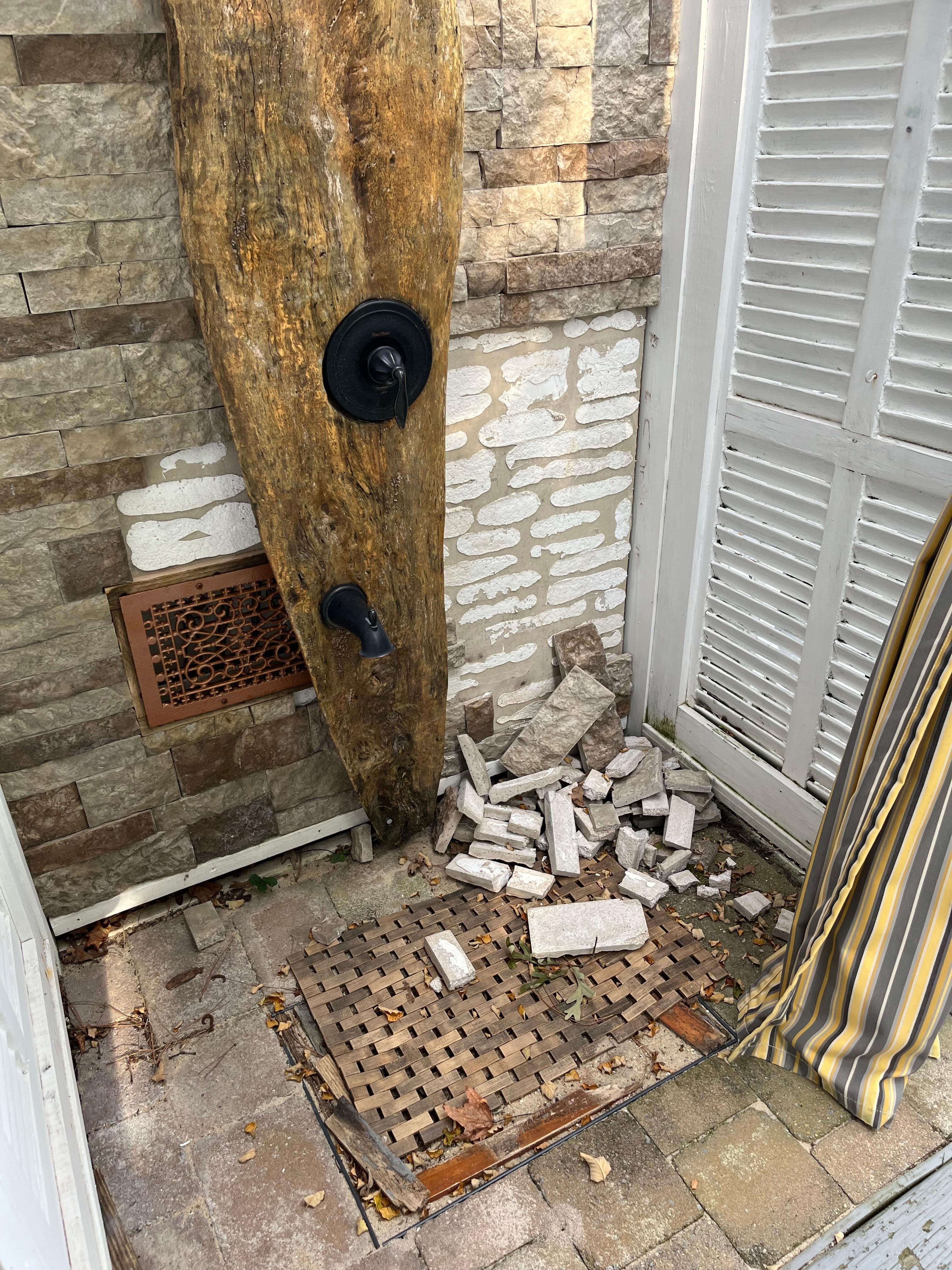 Not functioning outside ahower