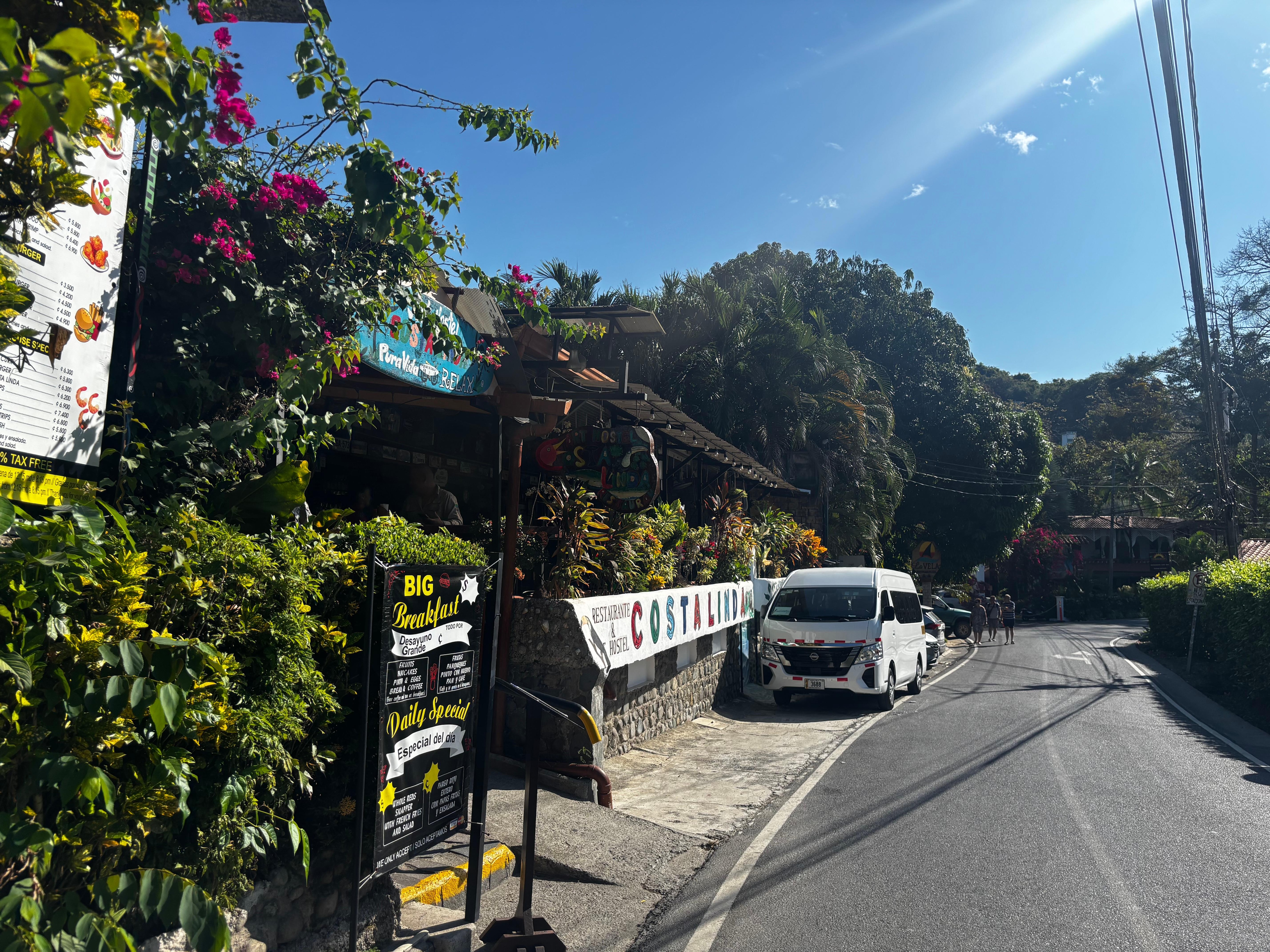 Right off the main drag through town, on the same street as the national park entrance. 