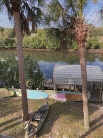 Brought our paddle boards with us to enjoy the River.