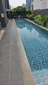 Pool is nice and quiet area.