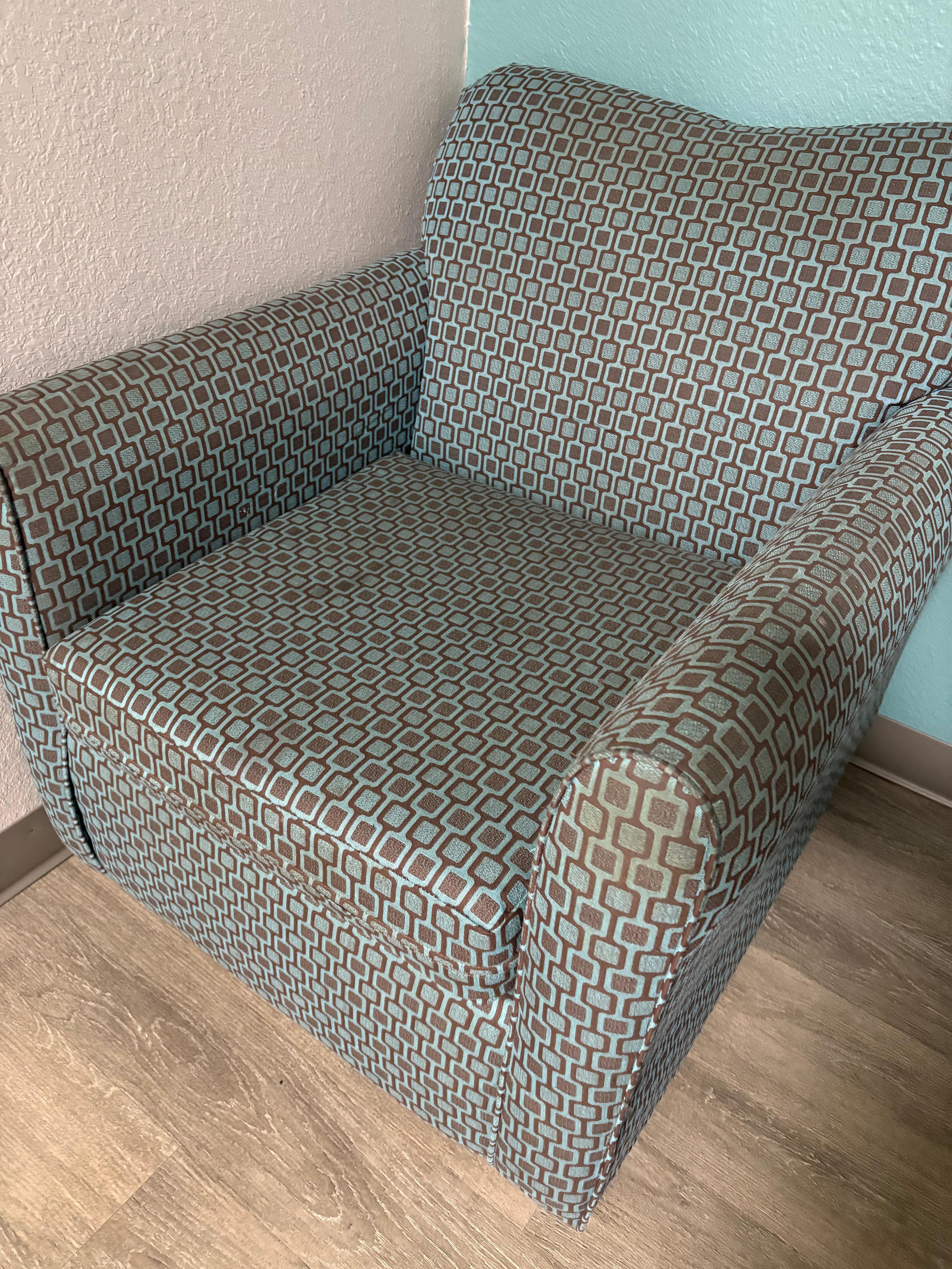 Nasty stained up chair.