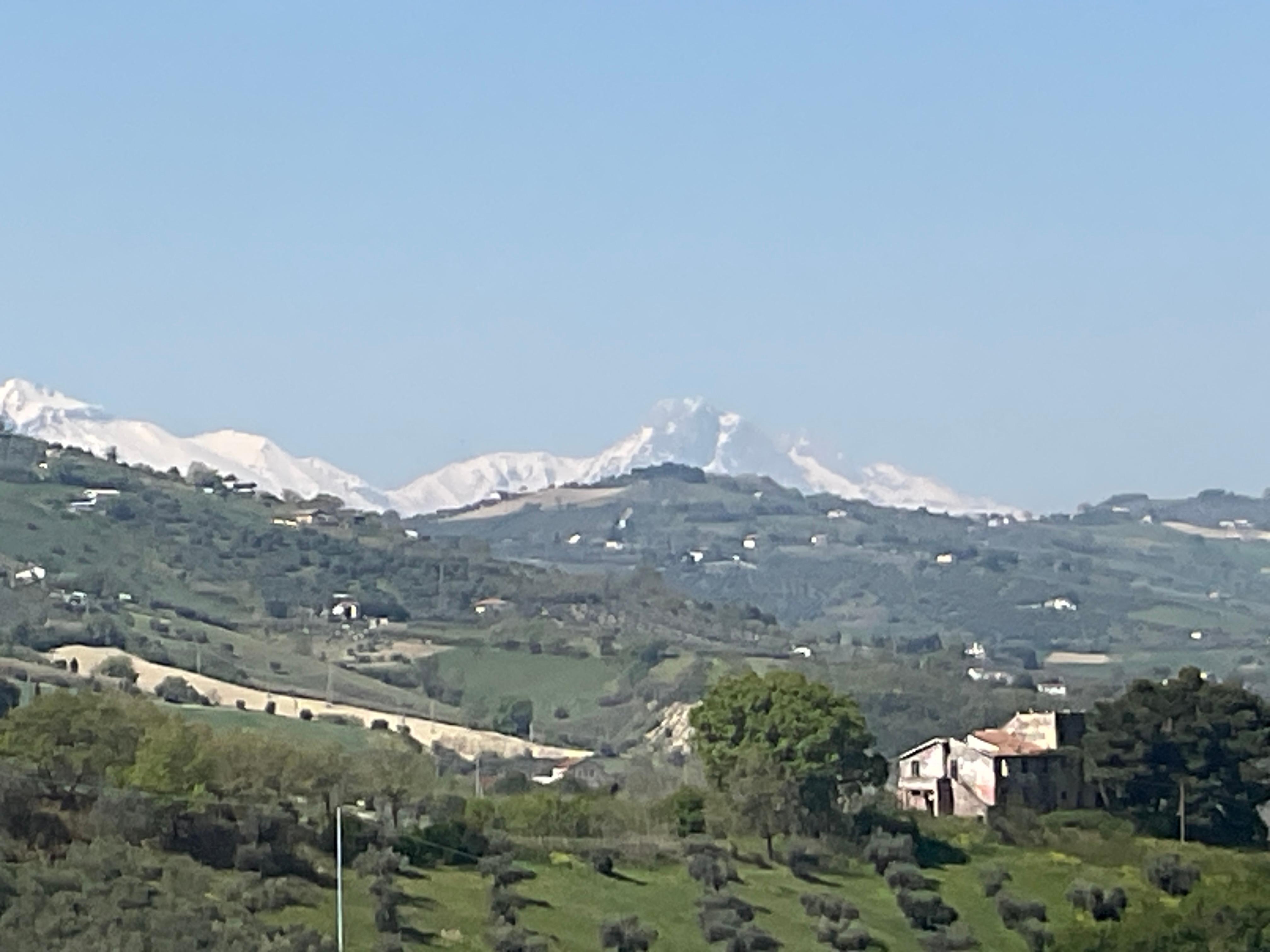 Mountain views on a clear day