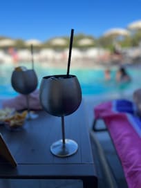 Aperol Spritz by pool