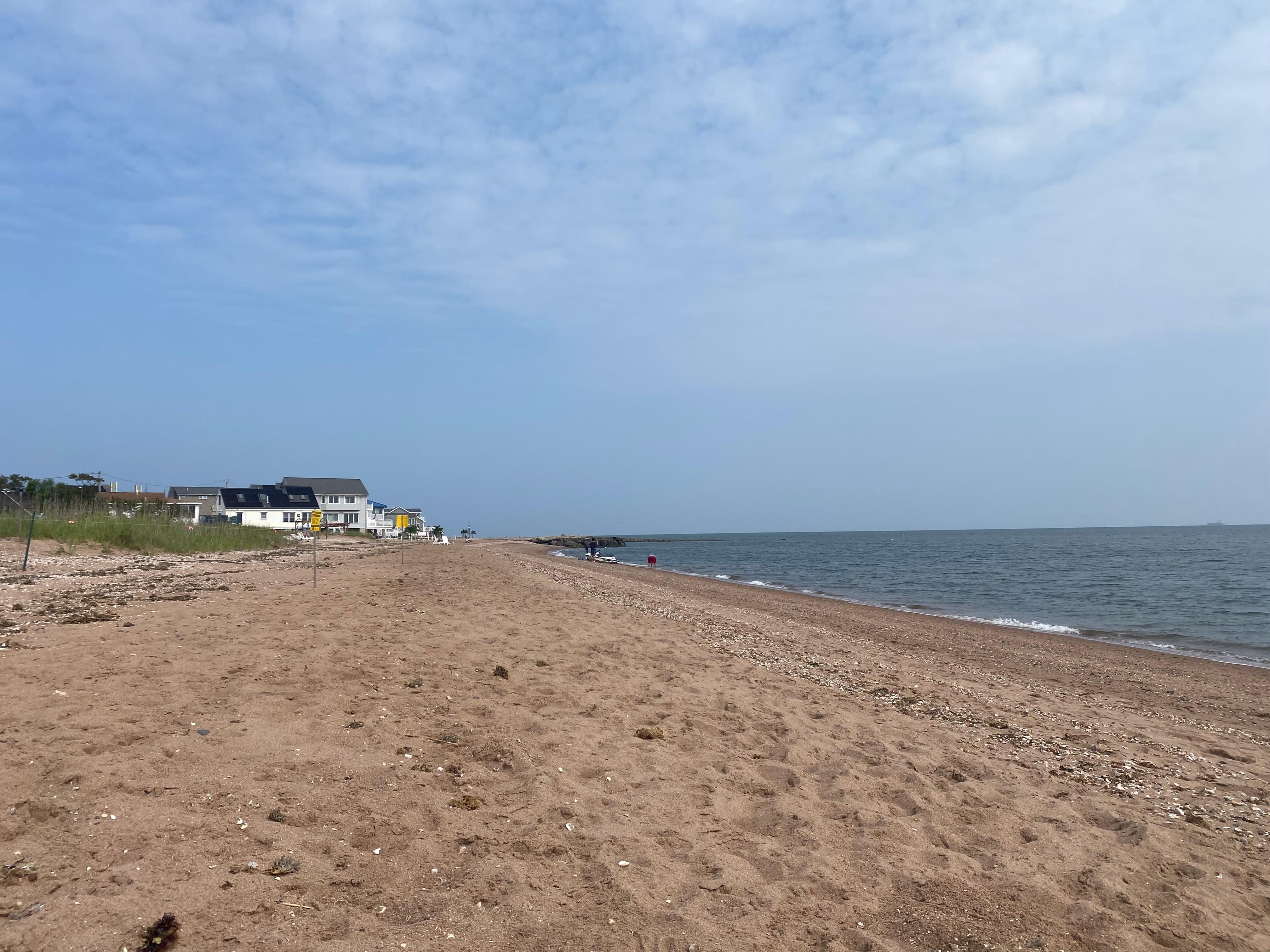 Clean beach and clear water