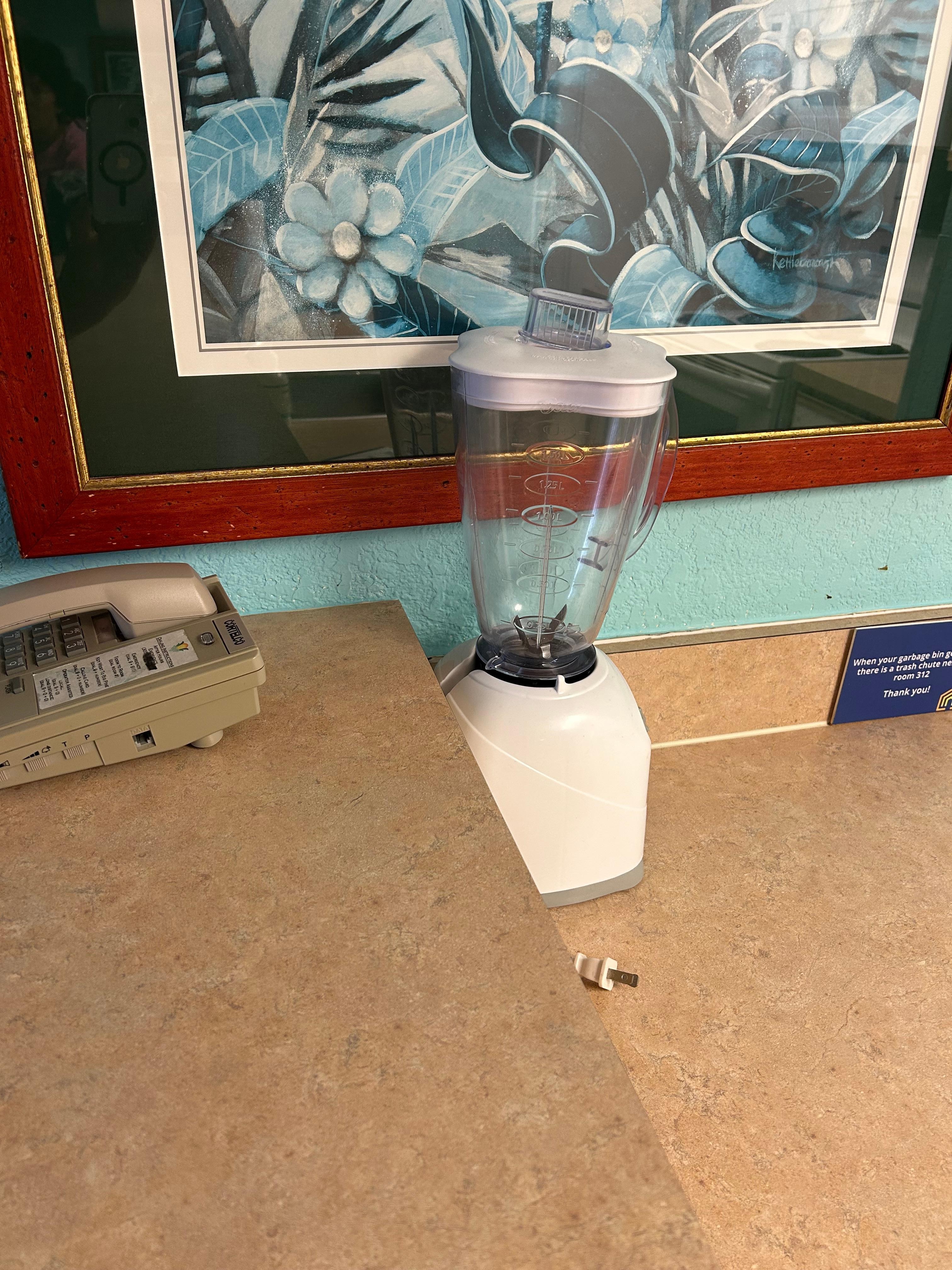 Old countertop appliance - one example of many. 