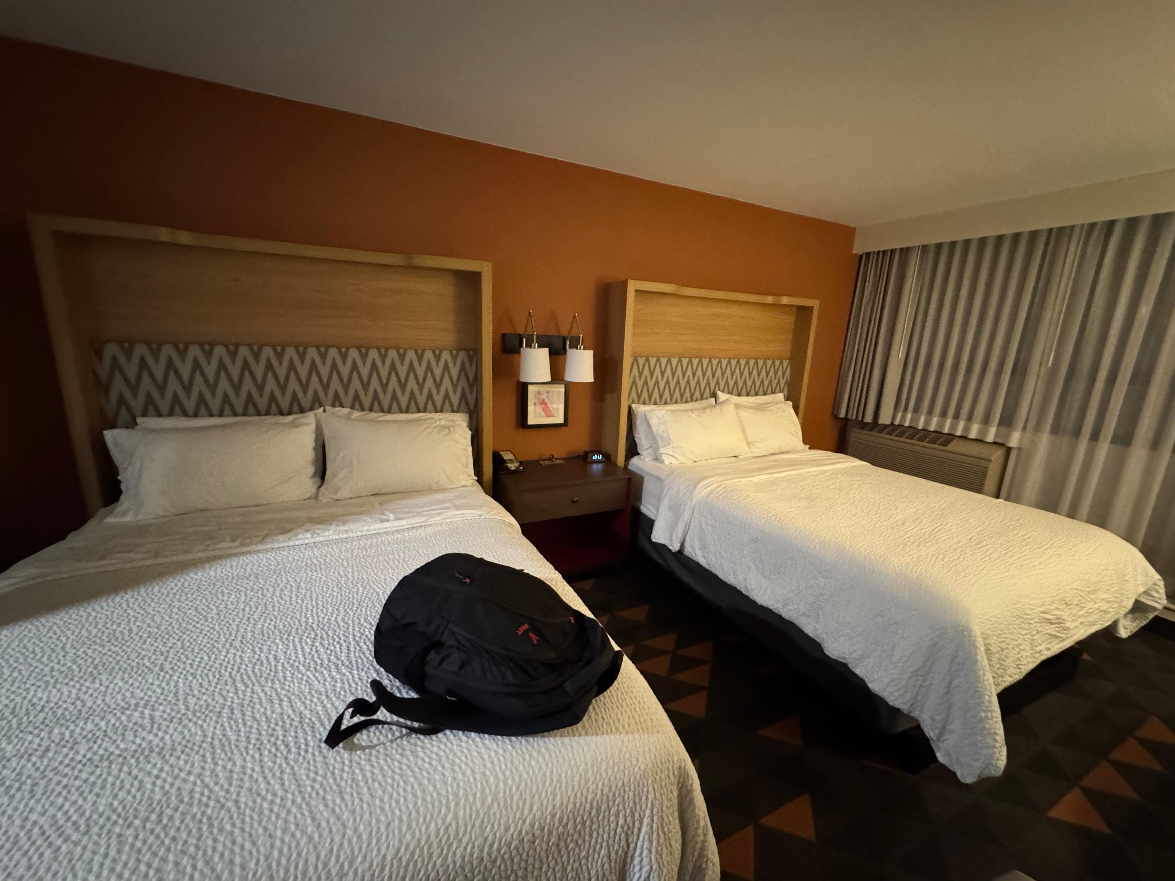 Room with twin queen beds!