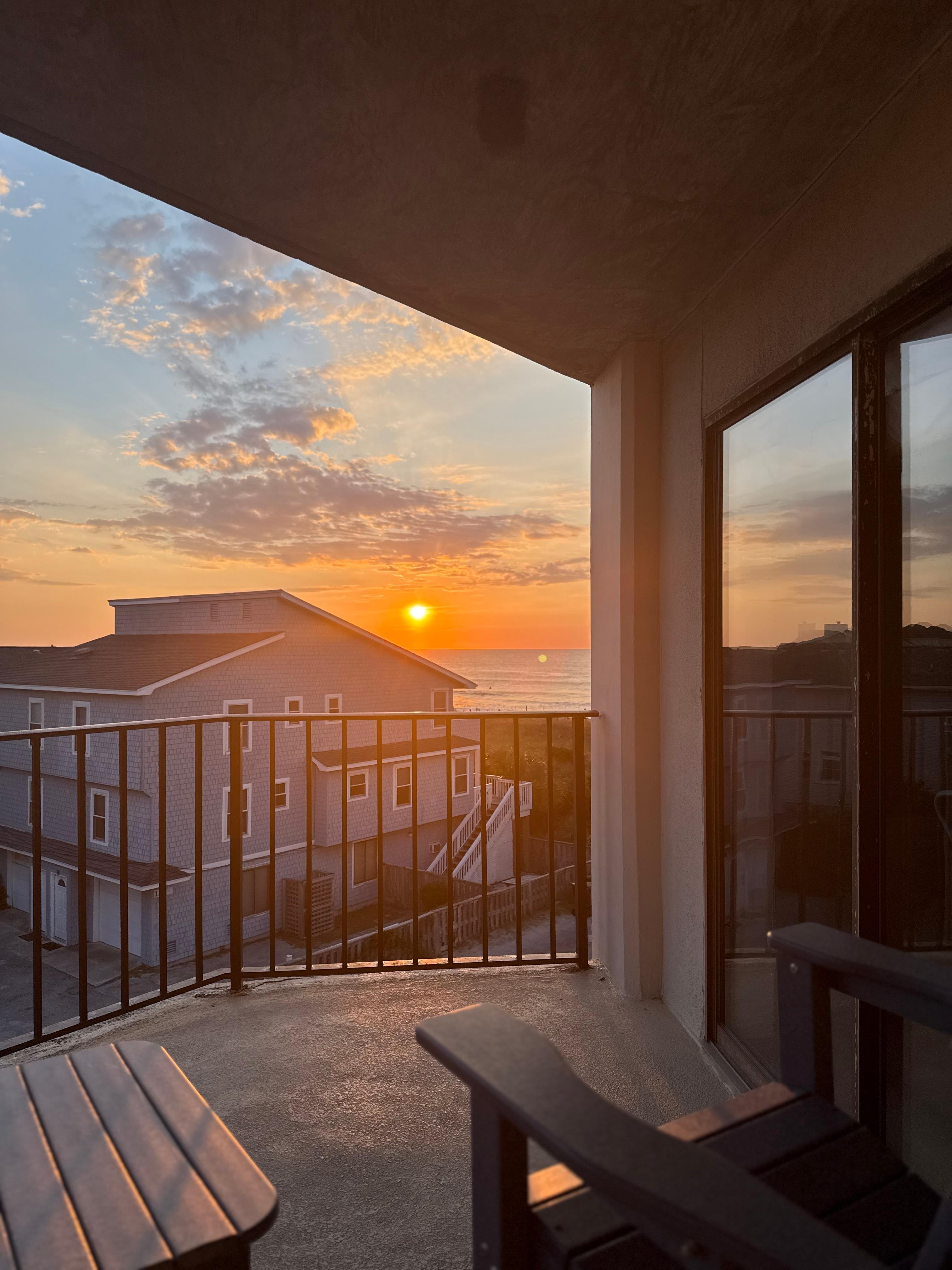 Nothing like coffee and a beautiful sunrise!    