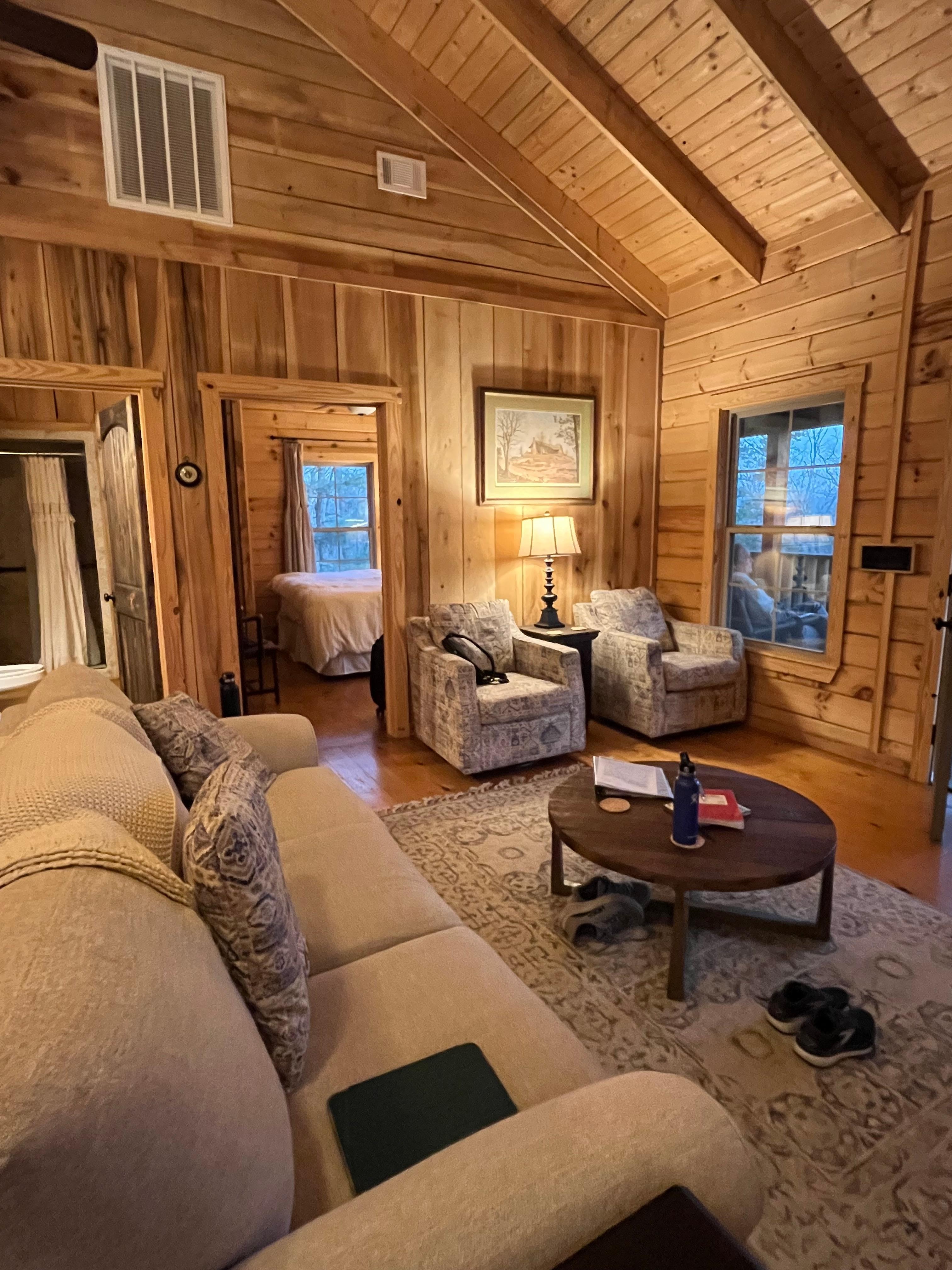 An interior shot of our cabin.