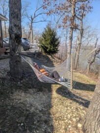Didn't even realize they had a hammock, but sure did enjoy it.