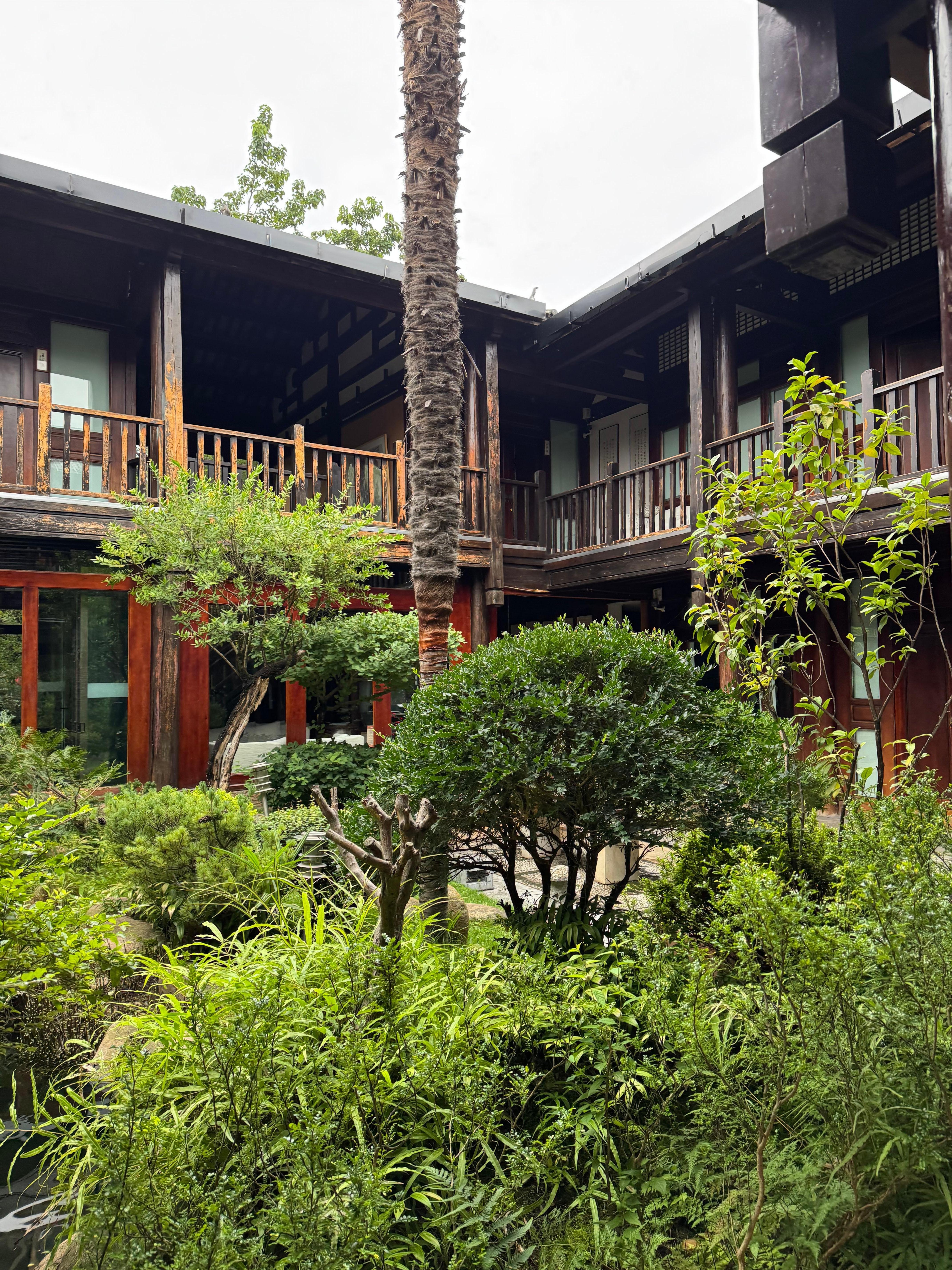 Beautiful interior courtyard