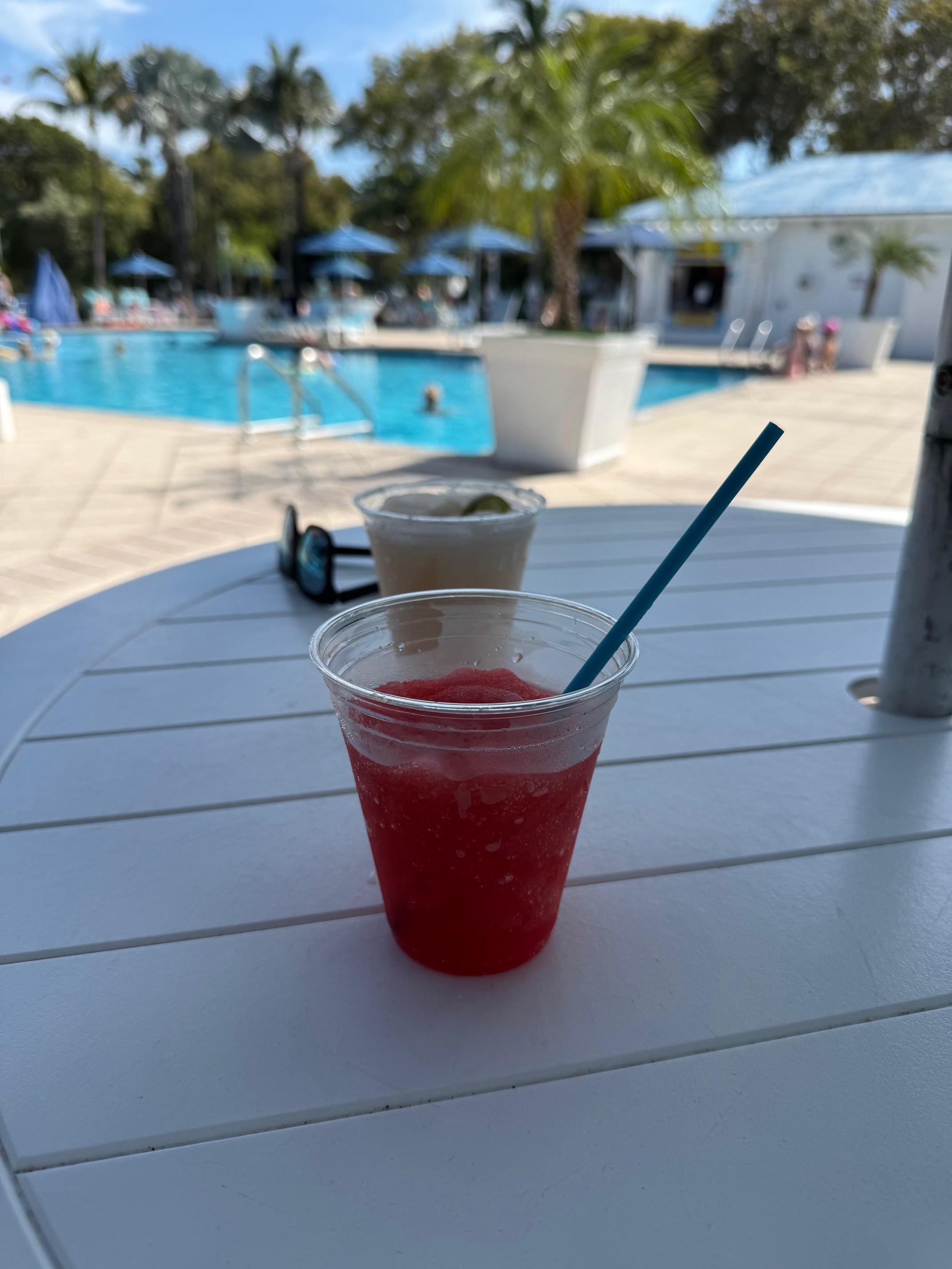 Drinks by the Pool