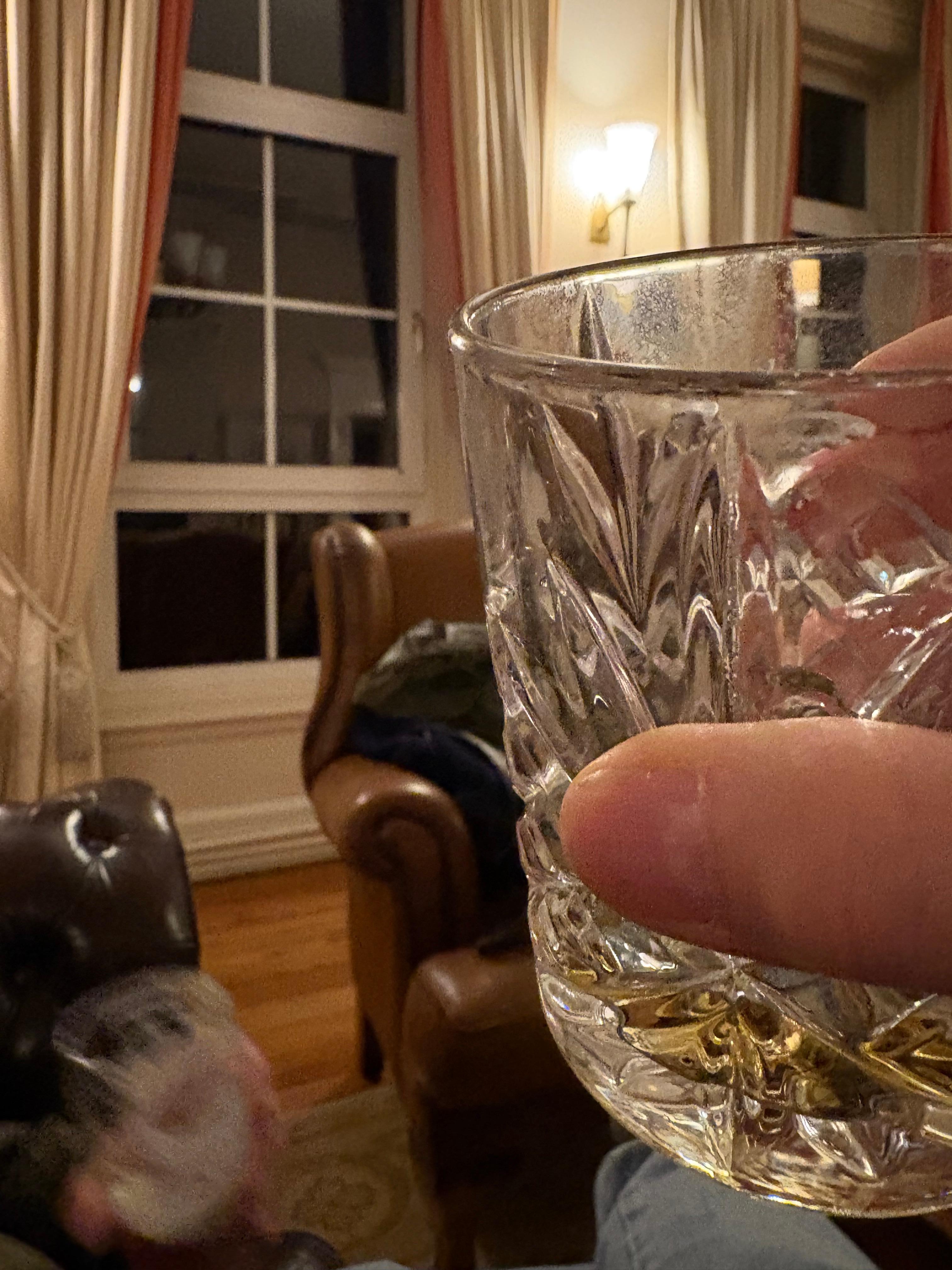 My first Irish Whiskey!  Served by Liam.  :)