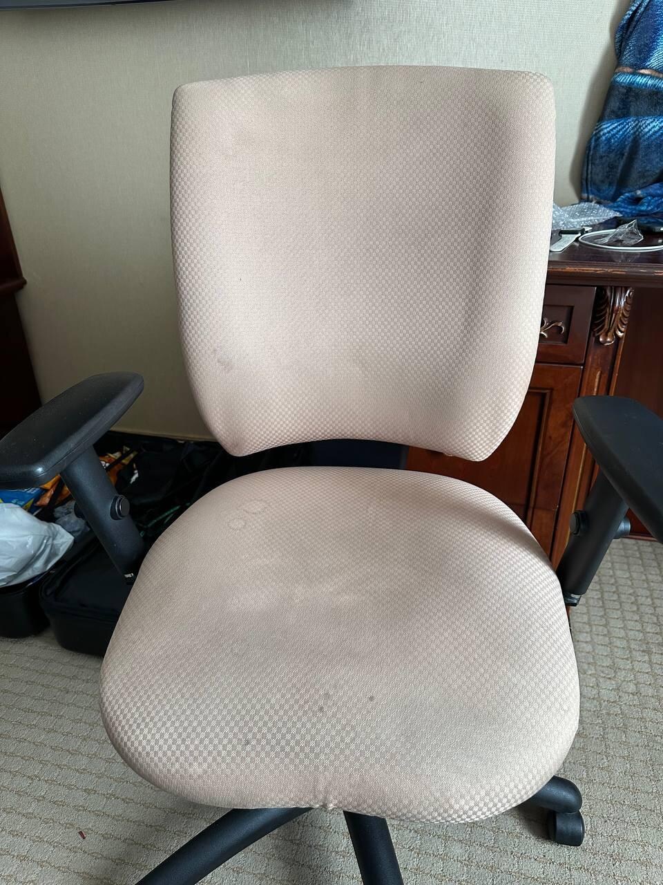 Dirty stained chair 