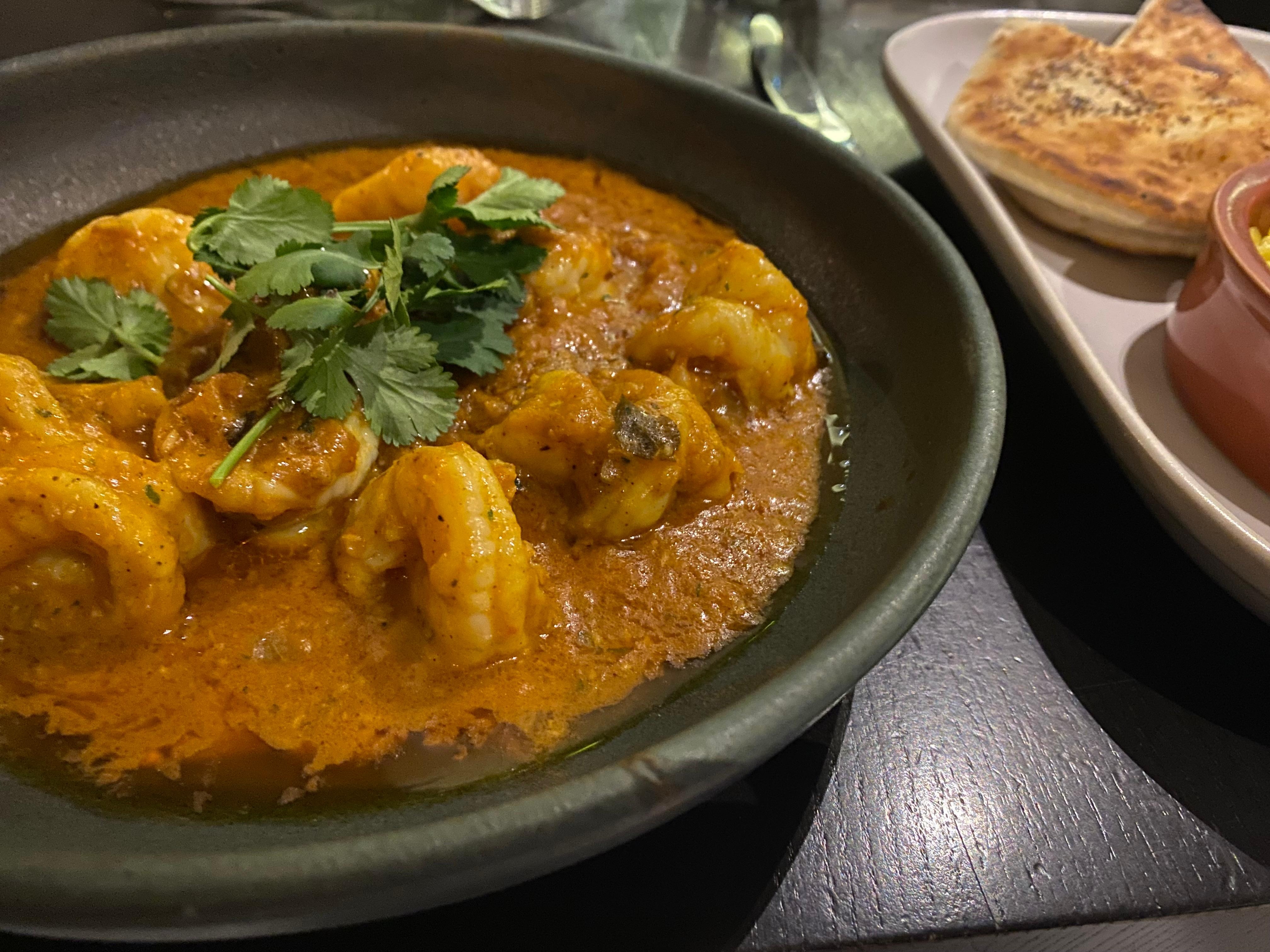 King prawn Tikka Massala 